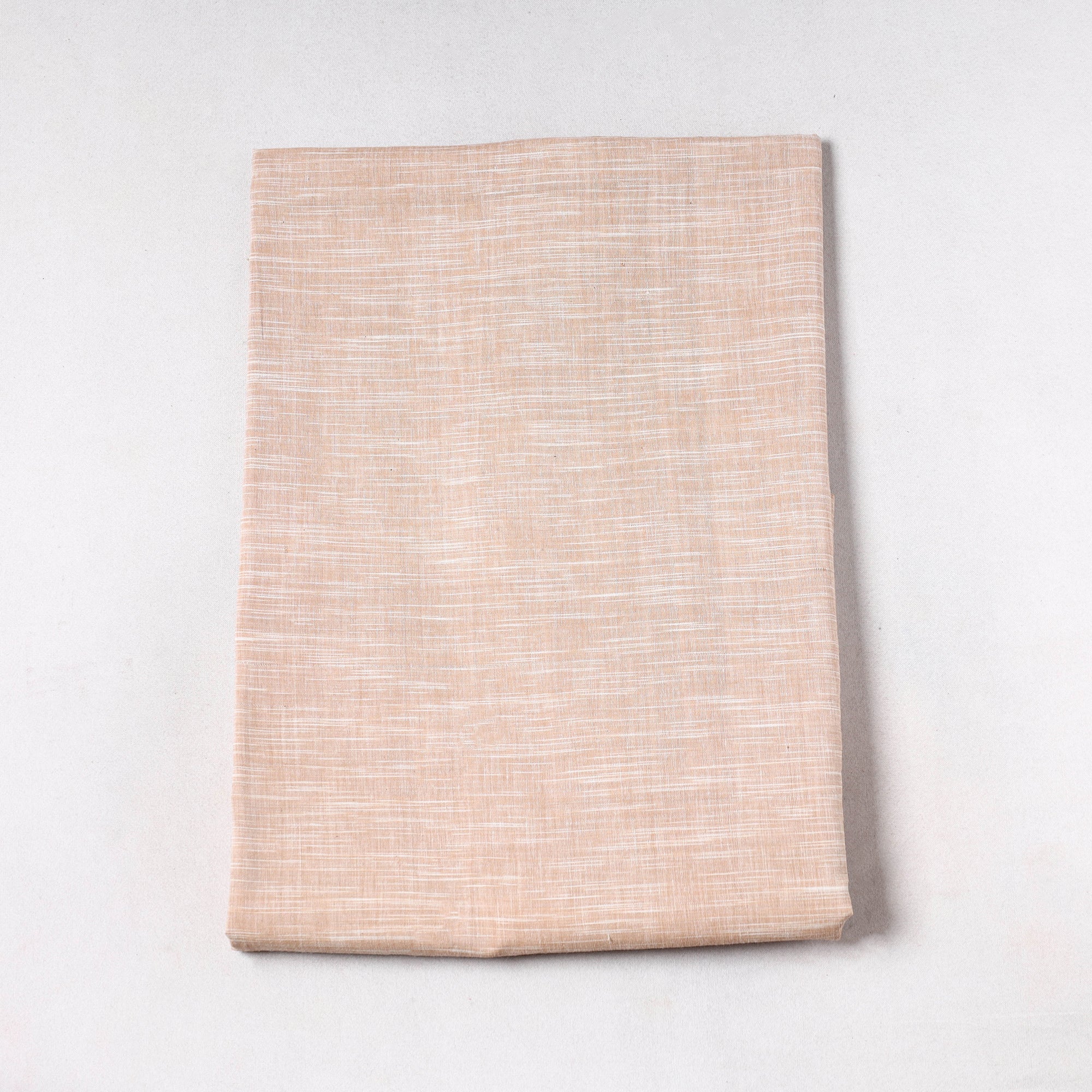 AHA VASTRA HANDLOOM Beige - Jhiri Pure Handloom Cotton Precut Fabric (1.7 meter) 05