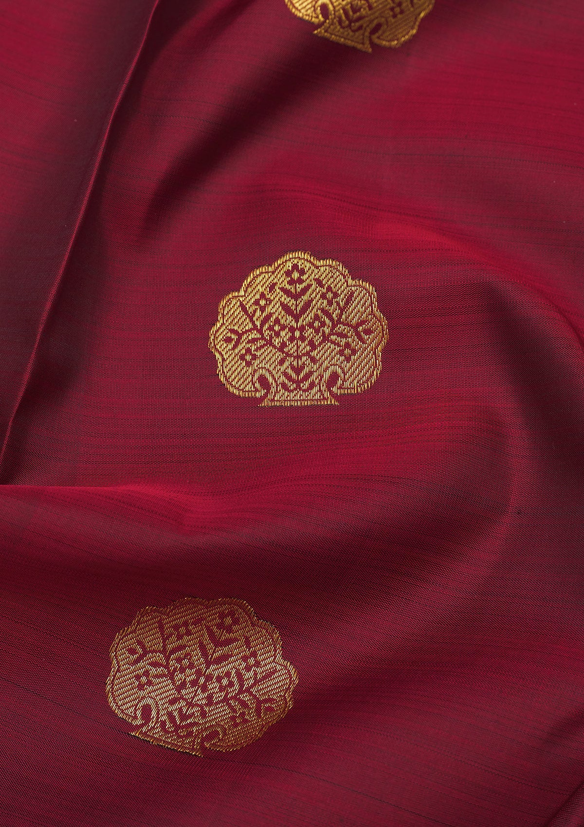 Koskii Maroon Zariwork Pure Silk Saree – Women's - view 2