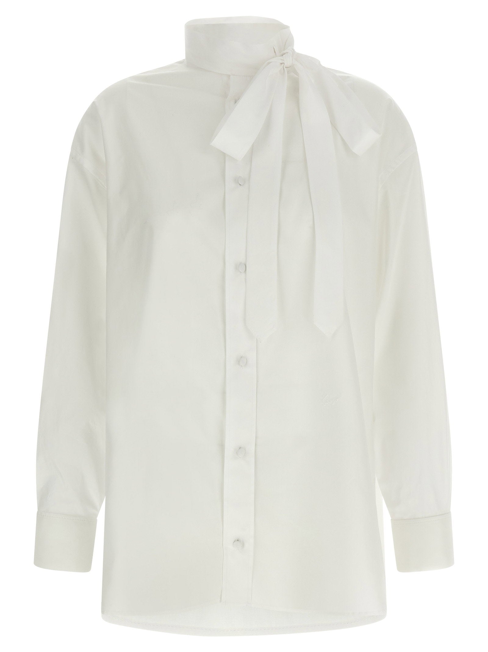 Kenzo Lavallière Collar Shirt – 100% cotton