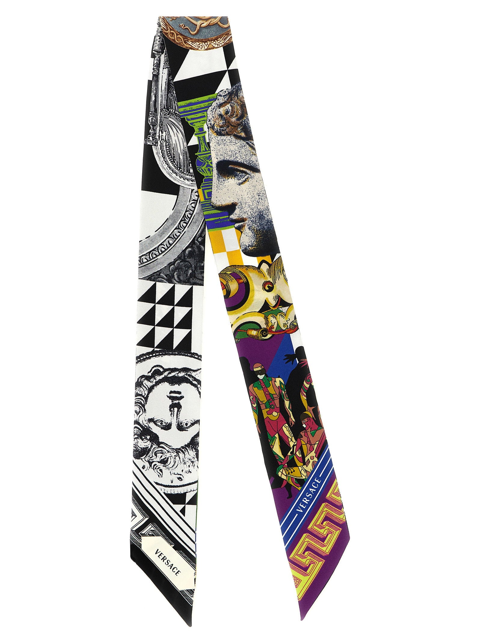Versace Silk Scarf Bandeaux – 100% silk