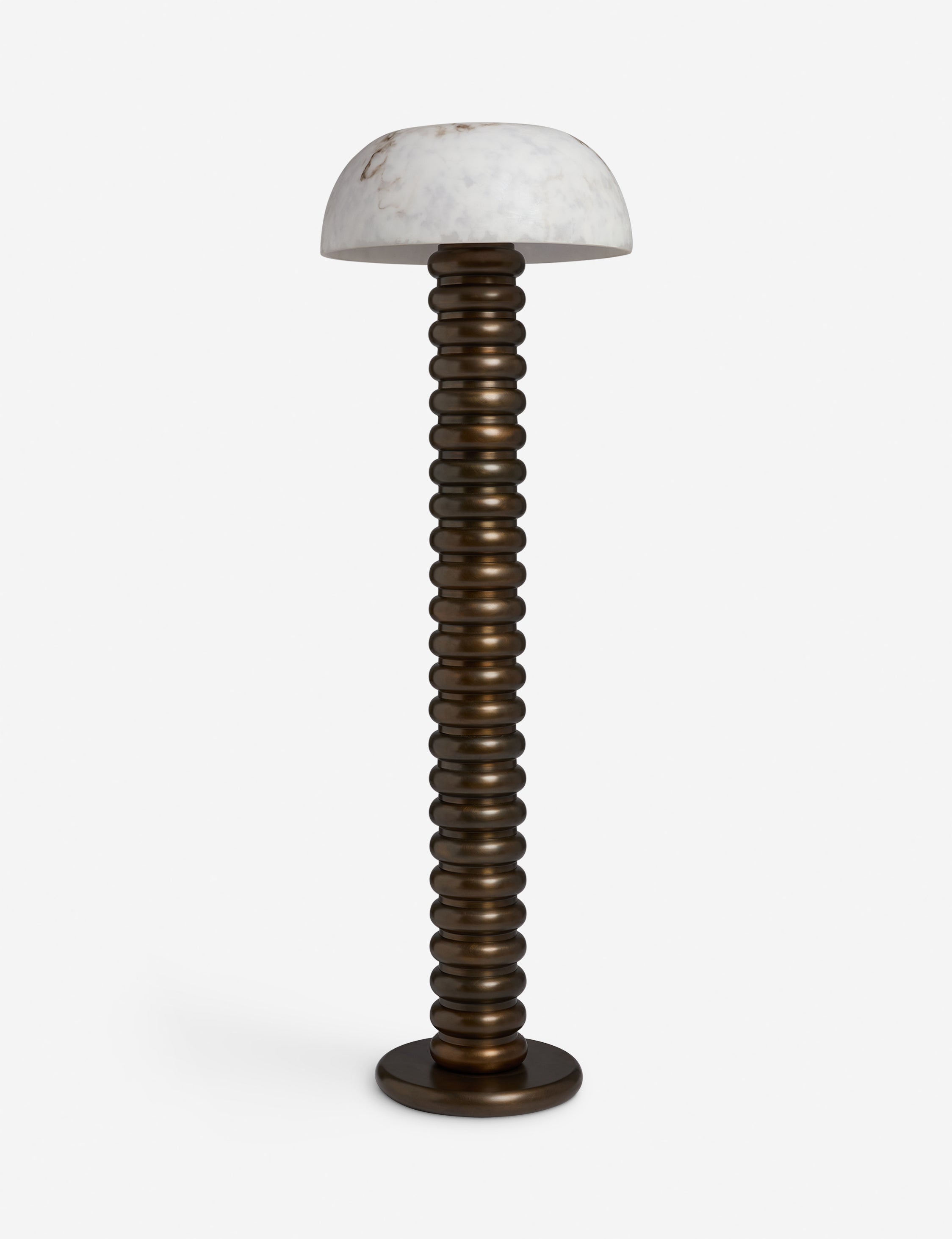 Lulu and Georgia Phaedra Floor Lamp – Burnished Brass
