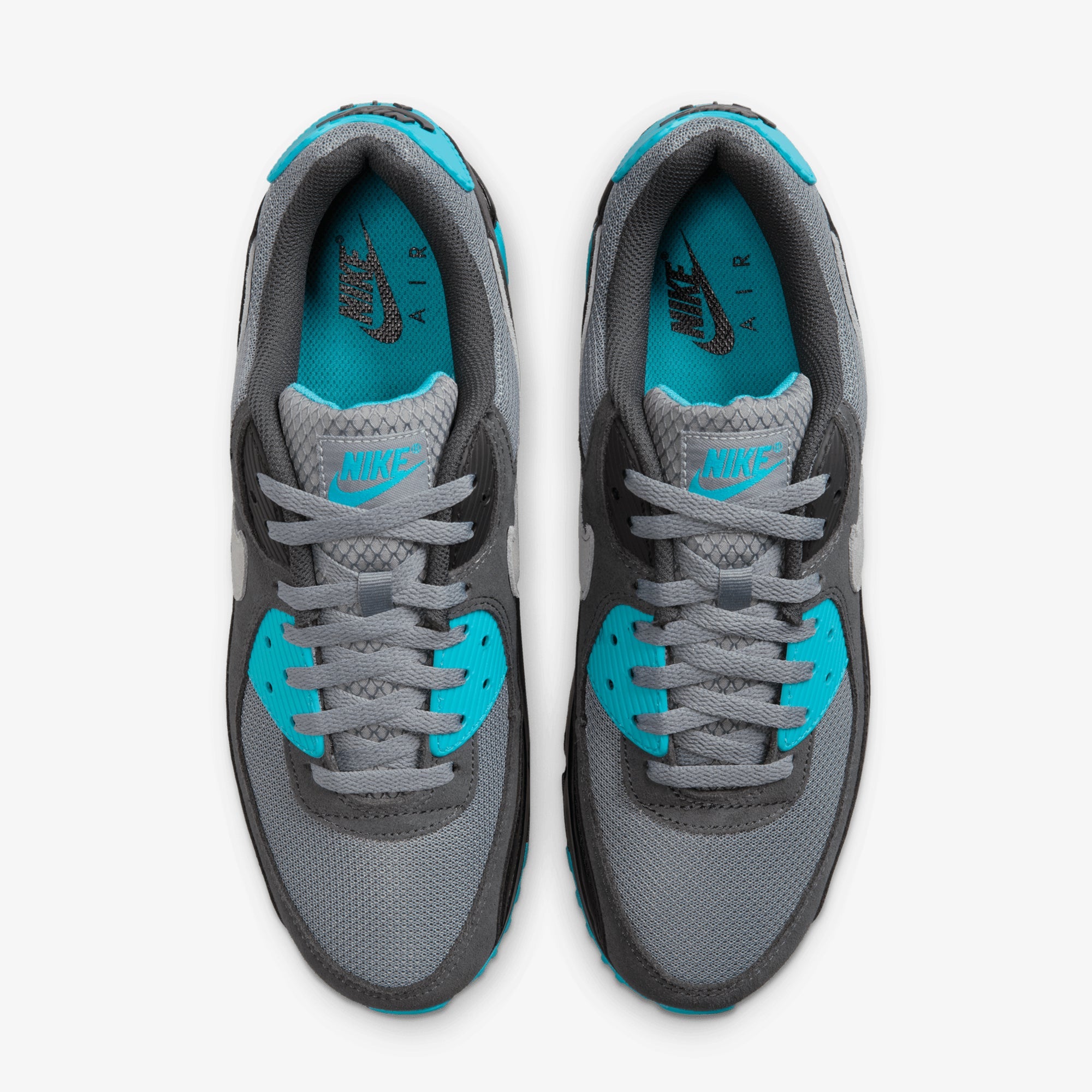 Nike | AIR MAX 90 { COOL GREY/WOLF GREY-DUSTY CACTUS-BLACK - view 2