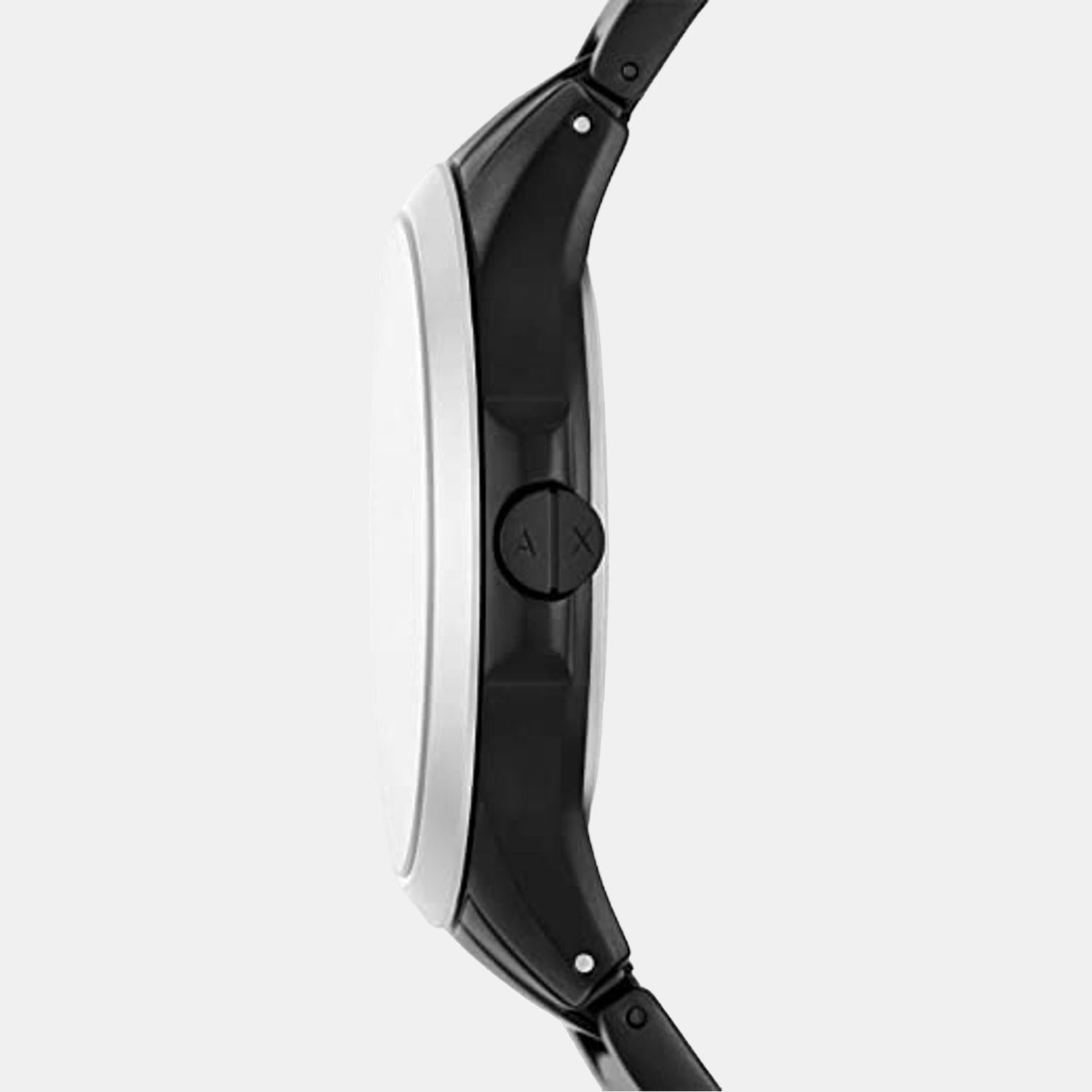 Armani Exchange Hampton Men Quartz Black Dial Analog Stainless Steel Watch AX2439 - view 3