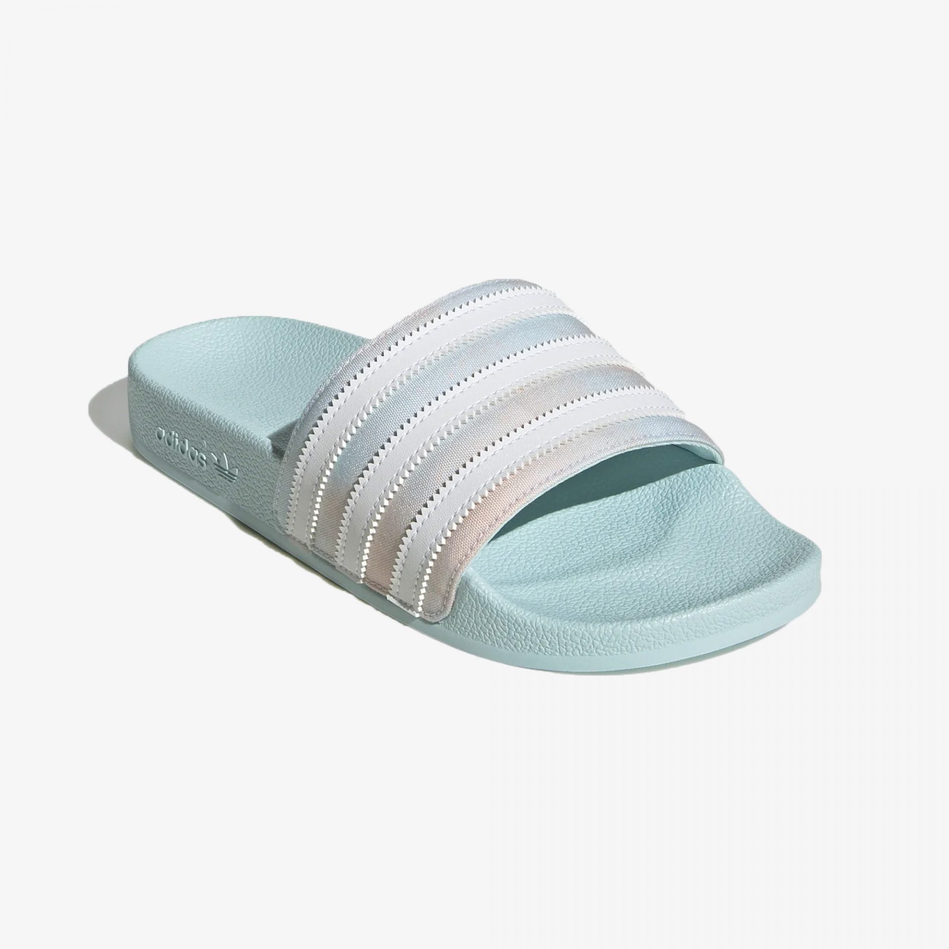 Adidas Originals | ADILETTE SLIDES { ALMOST BLUE / CLOUD WHITE