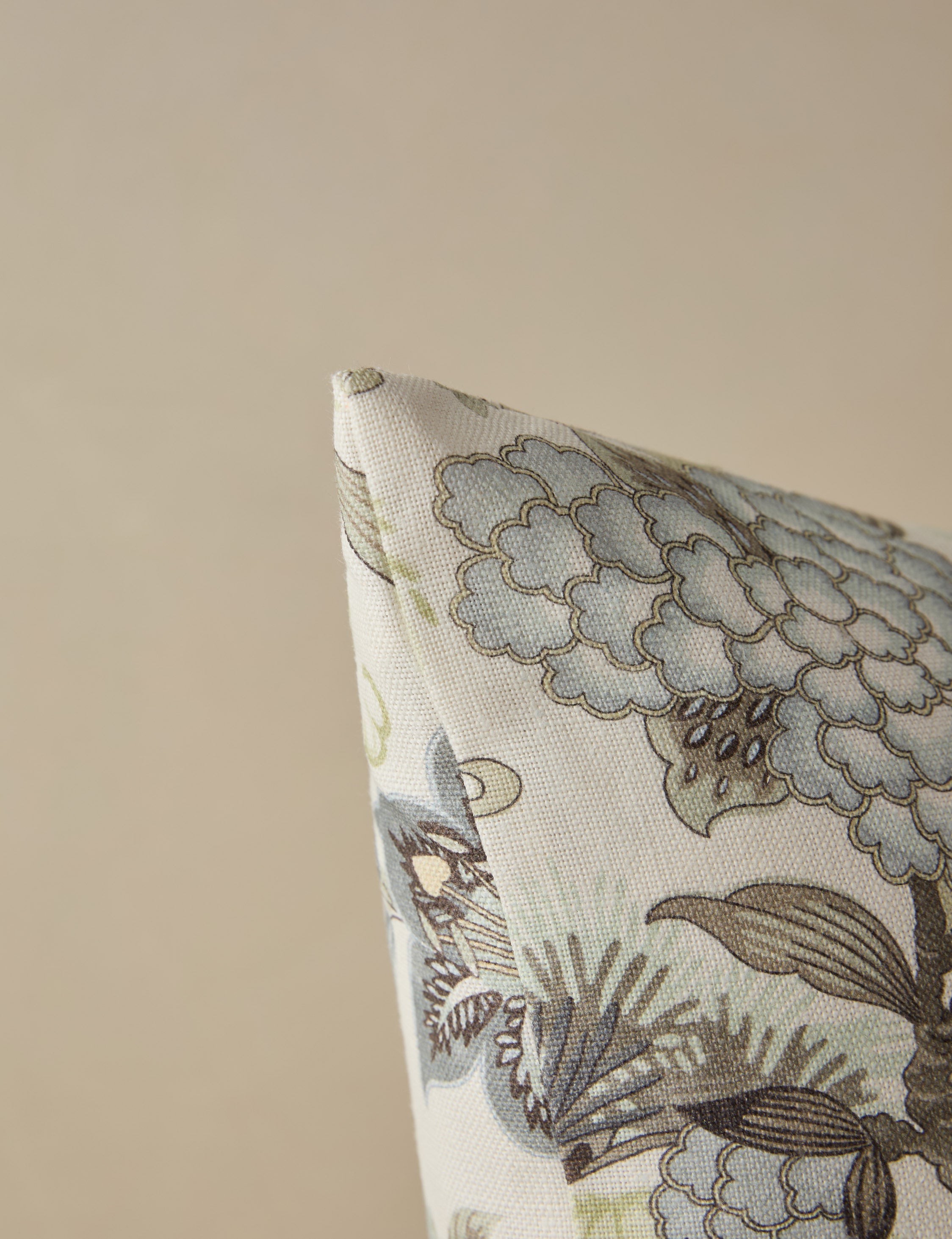 Lulu and Georgia Shenyang Print Linen Pillow by Scalamandre - view 11