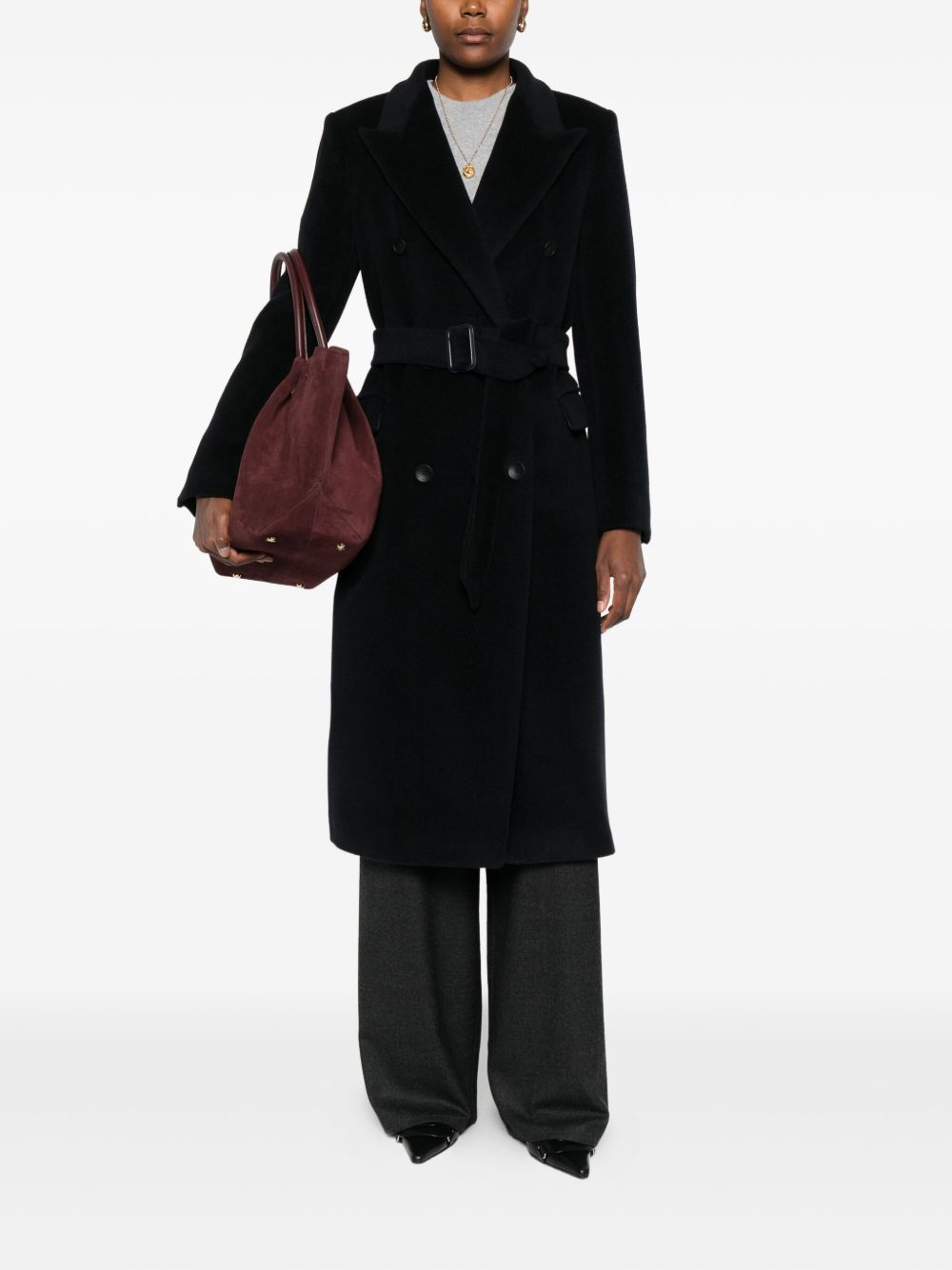 Tagliatore Wool double-bteasted coat – Fabric 100% - view 2