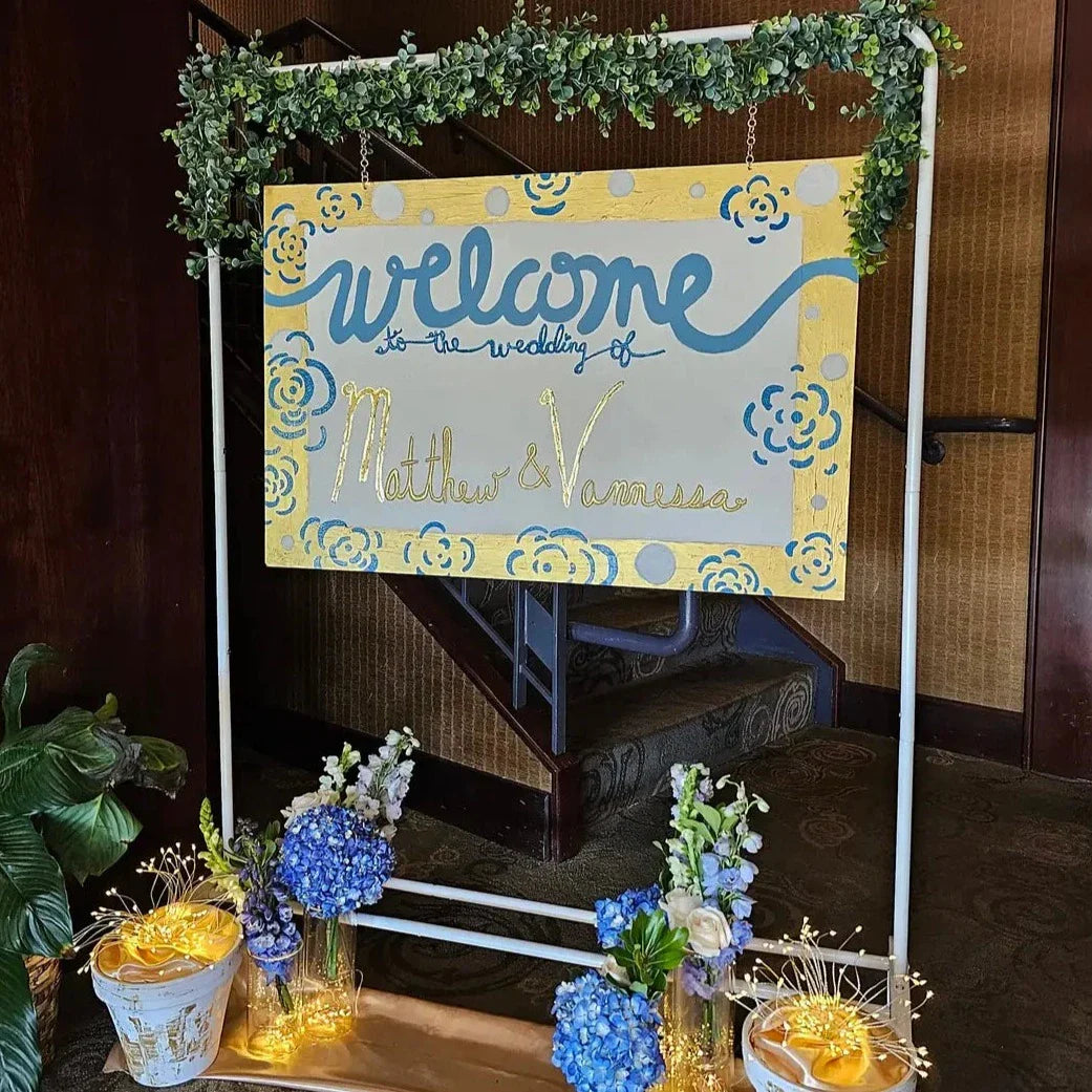 fiftyflowers.com Fresh Brilliant Blue and White Wedding - view 4