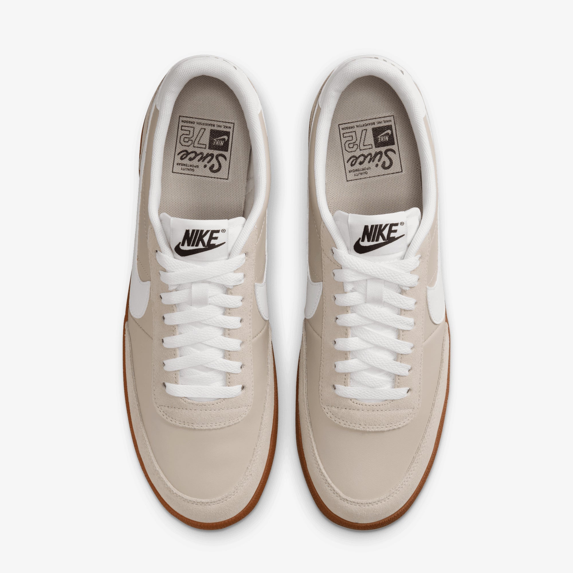 Nike | Killshot 2 Leather { Cream Ii/white-black-gum Med Brown - view 2