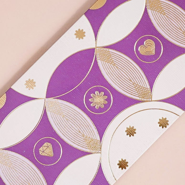 Nestasia Set Of 12 Luxury Gifting Envelope For Weddings And Birthdays Purple - view 7