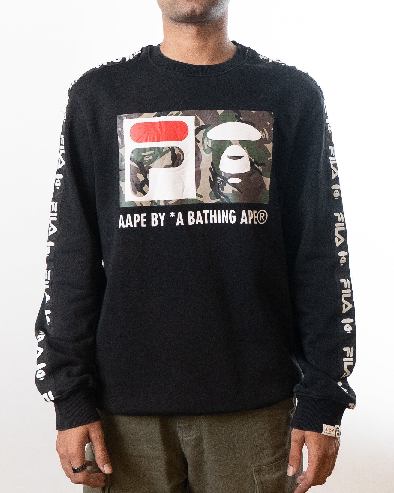 AAPE BY BATHING APE Aape By A Bathing Ape x Fila Sweatshirt