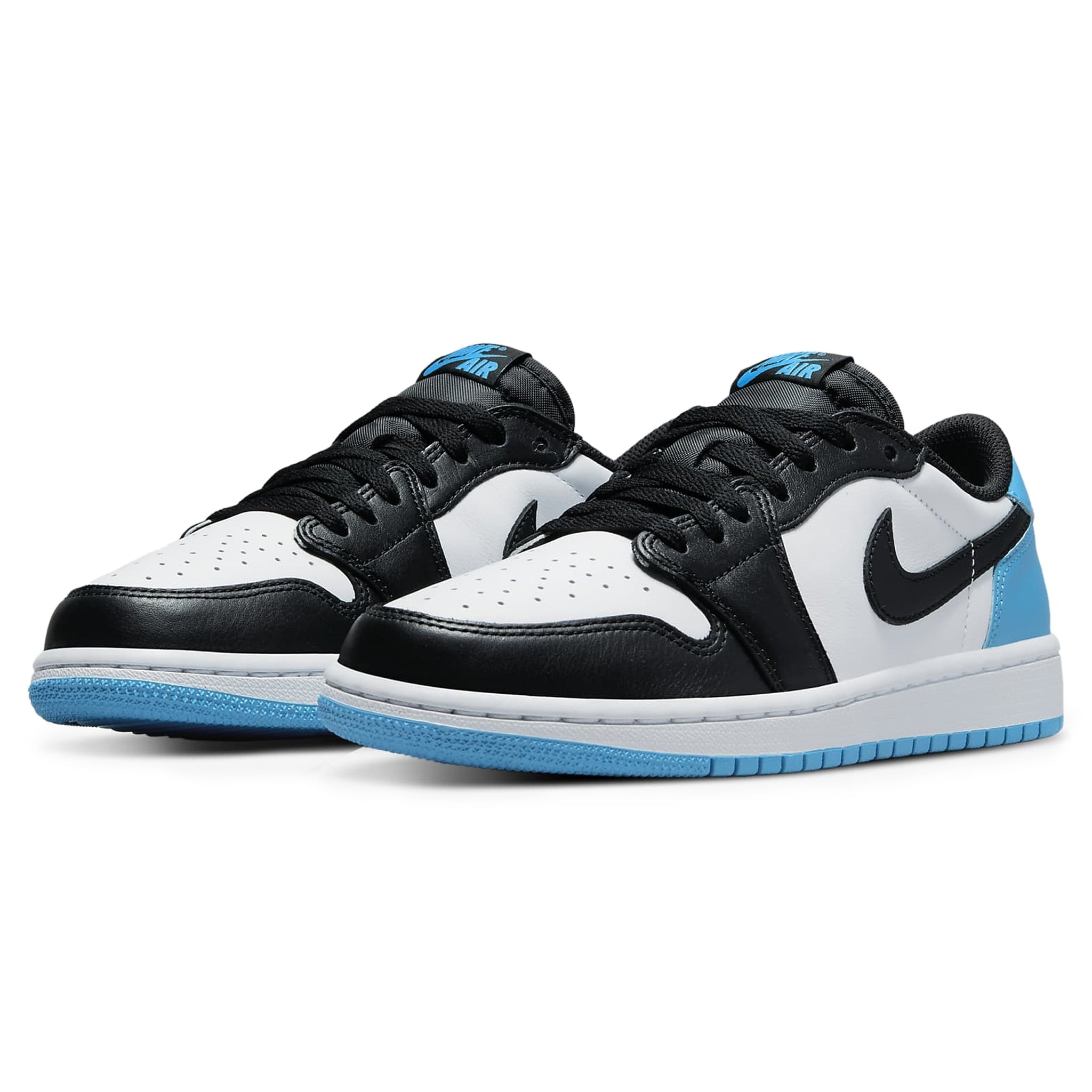 Air Jordan 1 Low Black Dark Powder Blue (W) - view 2