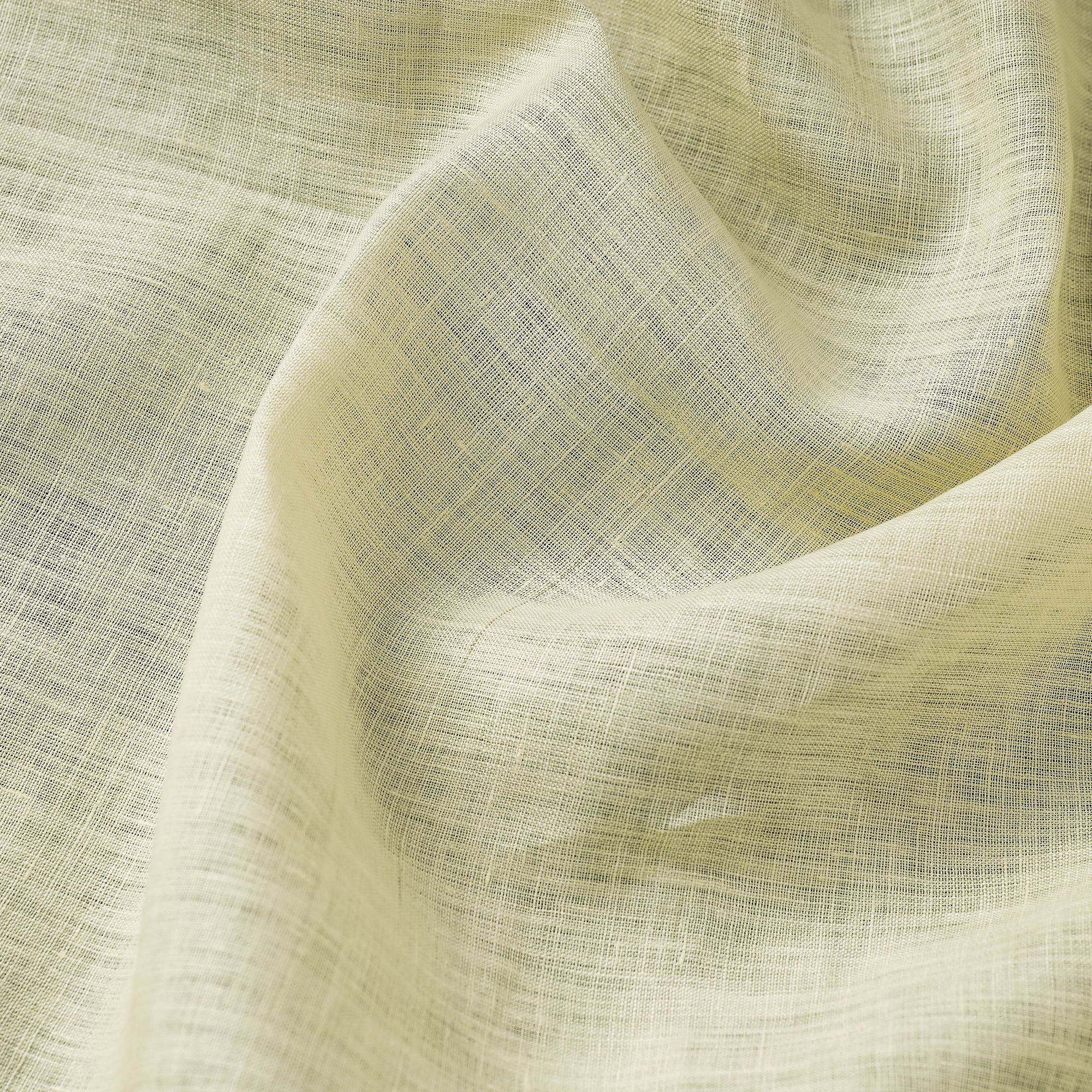 ITOKRI CRAFTS INITIATIVE Beige Bhagalpuri Handloom Pure Linen Fabric - view 3