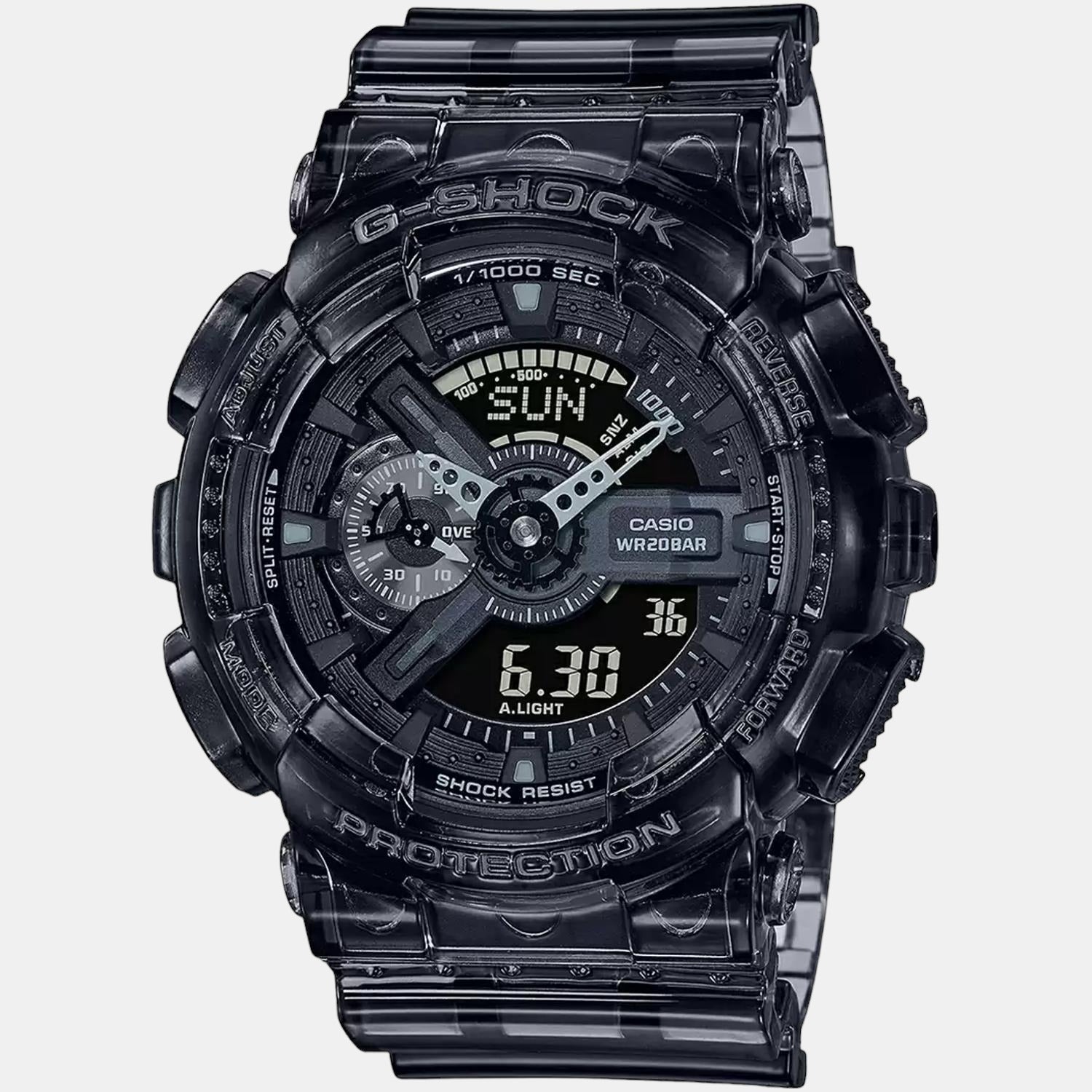 Casio G-Shock Men Quartz Black Dial Analog-Digital Resin Watch G1100 - view 2