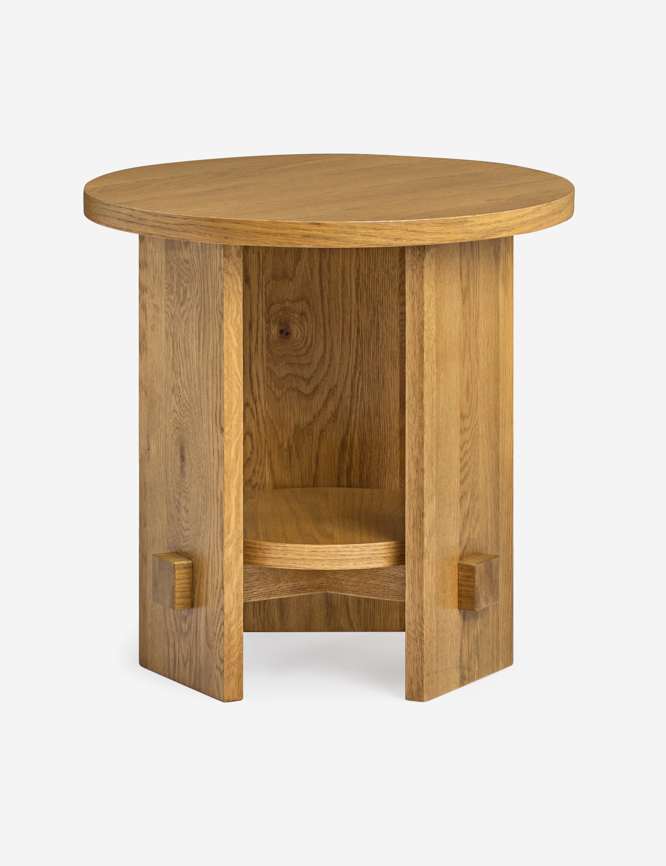 Lulu and Georgia Campos Round Side Table – Natural