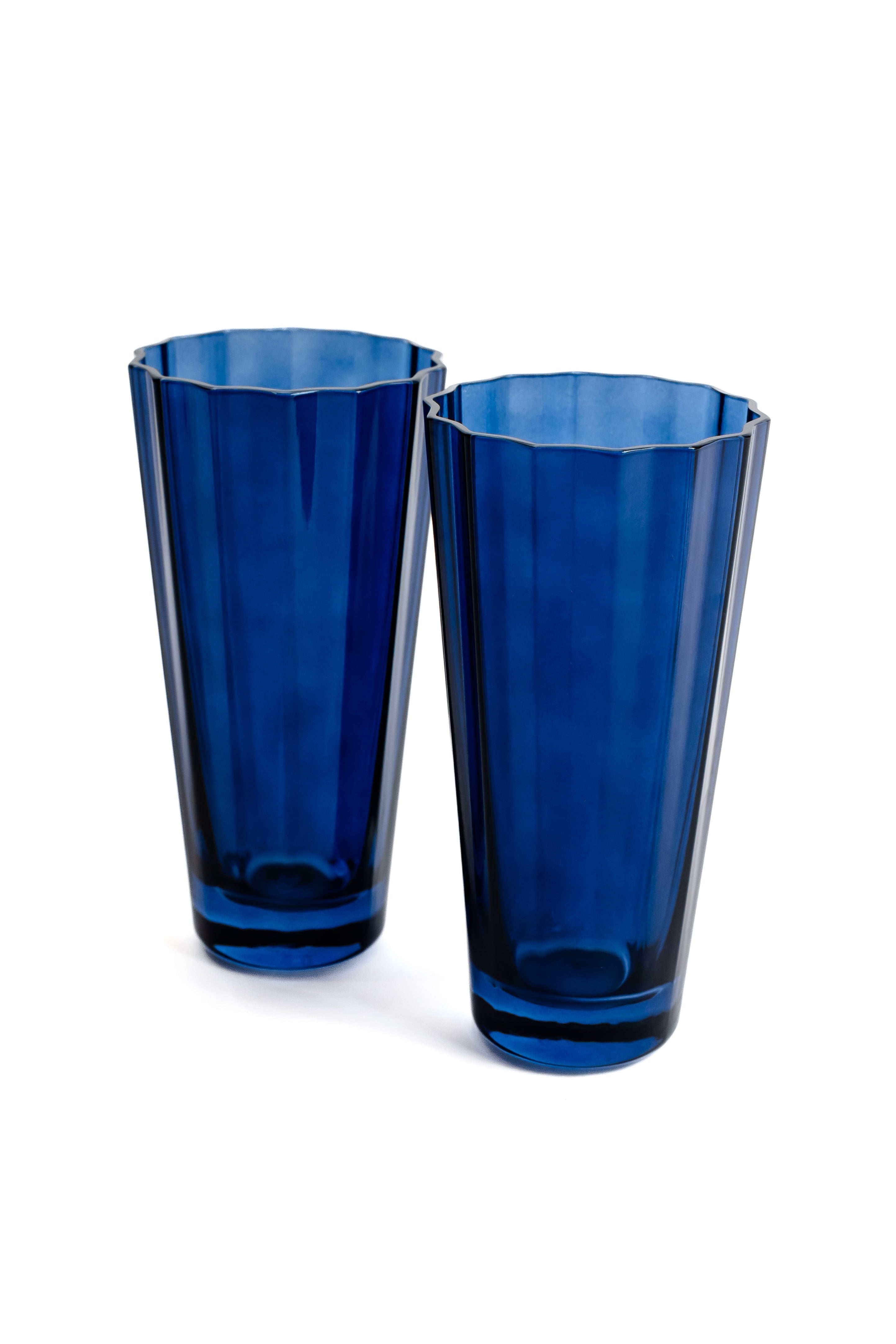 Estelle Colored Glass Estelle Colored Sunday High Balls - Set of 2 {Midnight Blue} - view 8