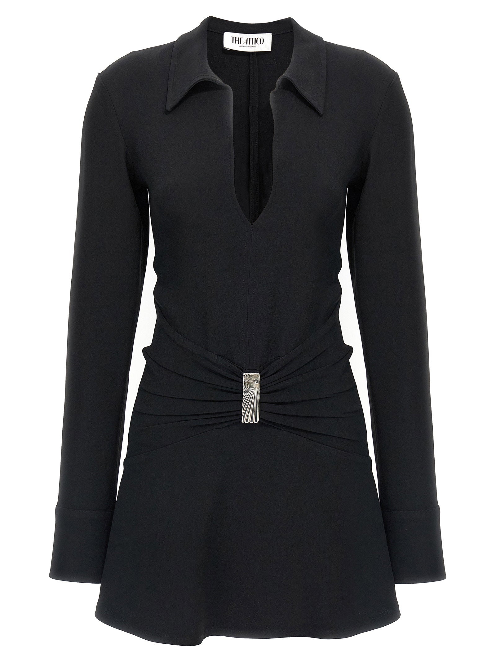 The Attico Mini Polo Dress – 50% acrylic 50% viscose