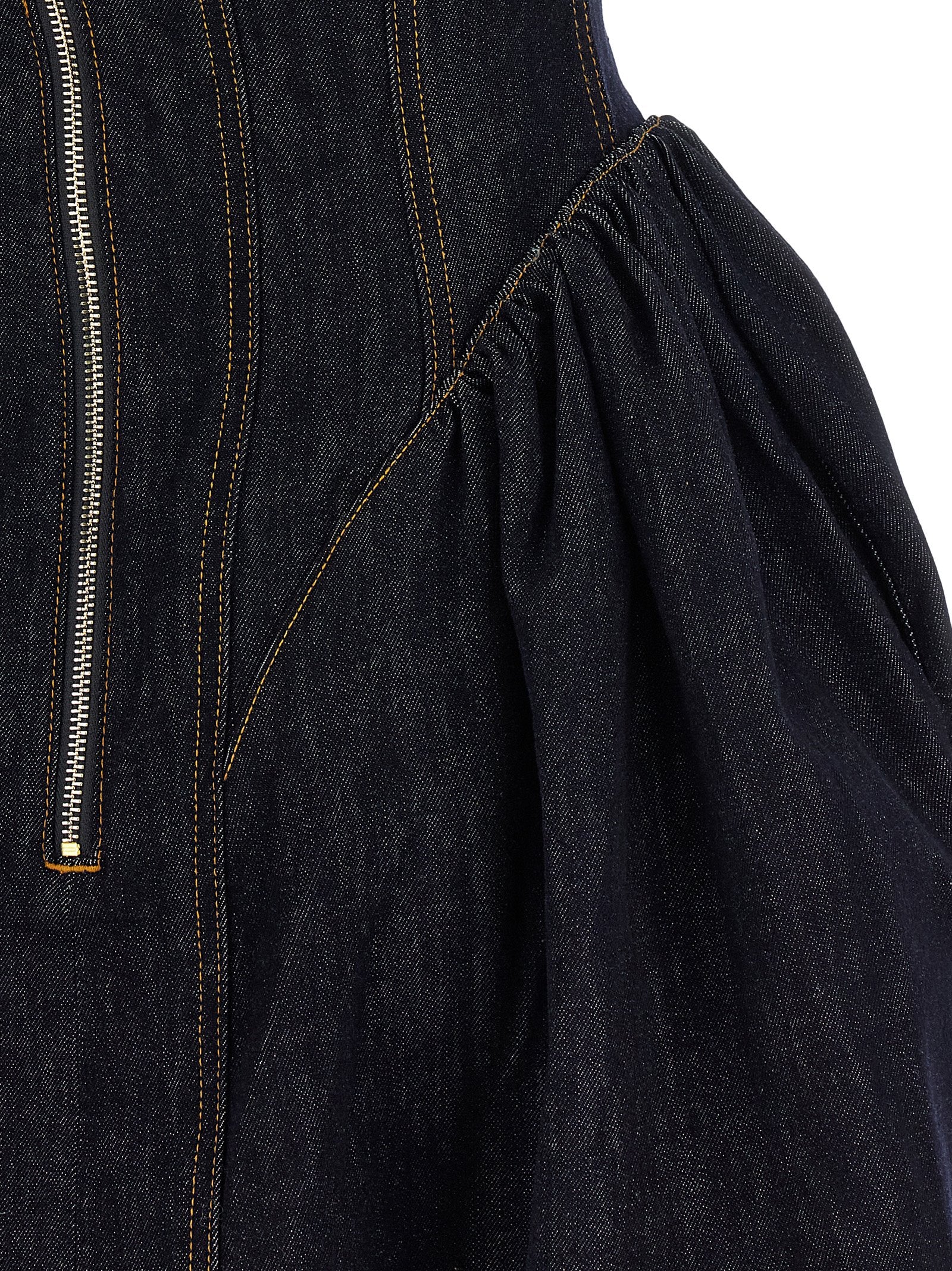 Self-Portrait Denim Dress - view 4