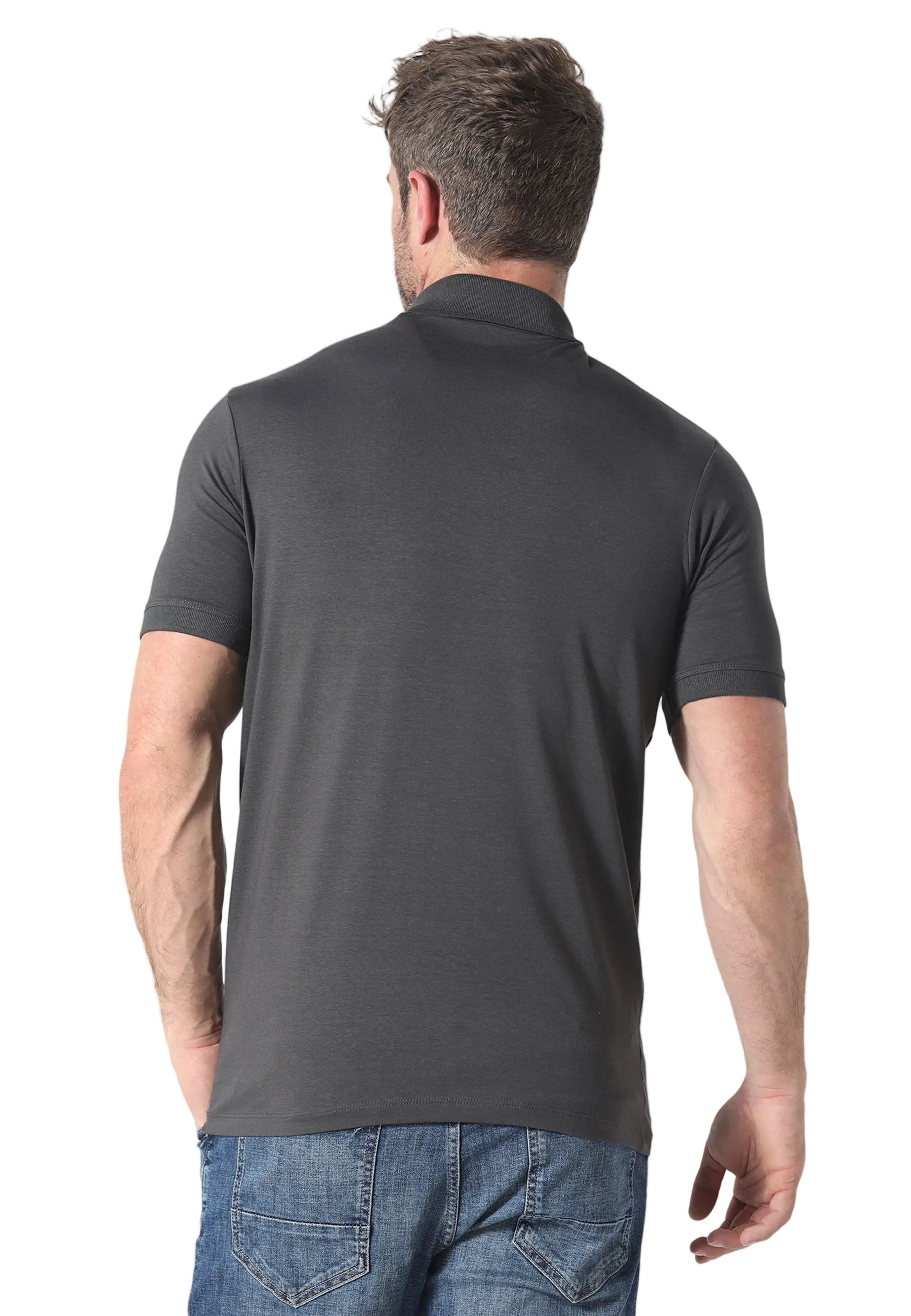 883 Police Neptunes Dusty Grey Polo Shirt - view 2