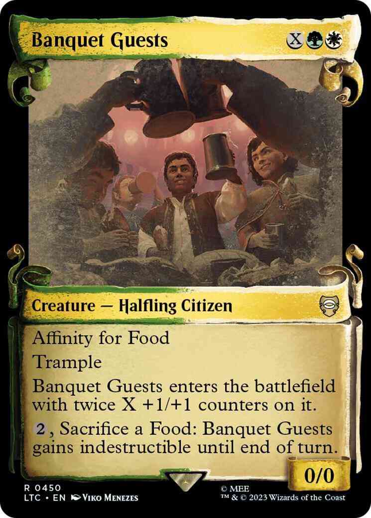 Banquet guests 450 – Magic Banquet Guests [450] [Scrolls Showcase] [The Lord of the Rings: Tales of Middle-earth: Commander] [Non-Foil]