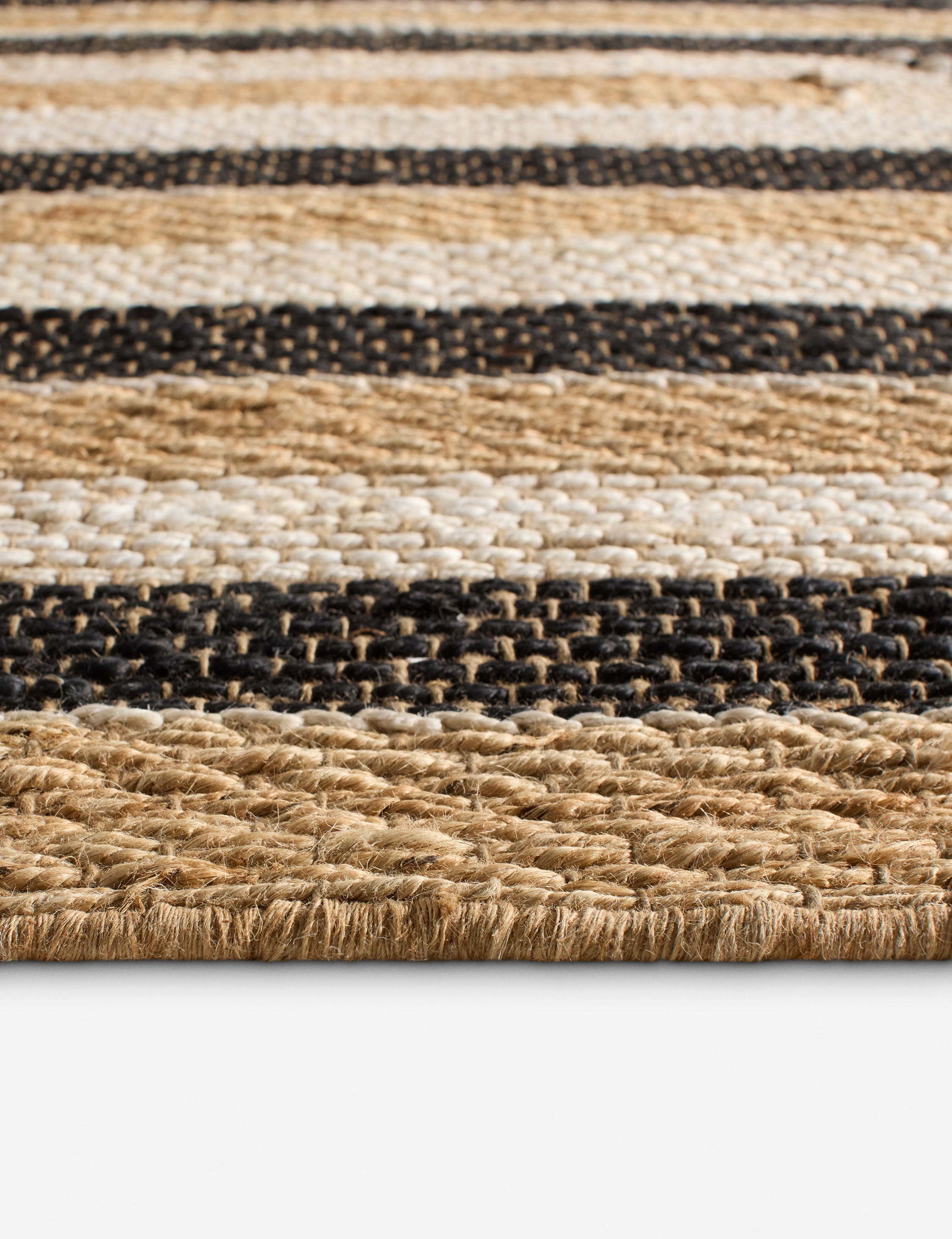 Lulu and Georgia Bushra Handwoven Jute Rug – Tan and Beige - view 5