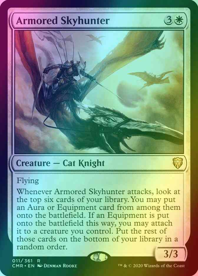 Armored skyhunter 11 – Magic Armored Skyhunter [11] [Commander Legends] [Foil]