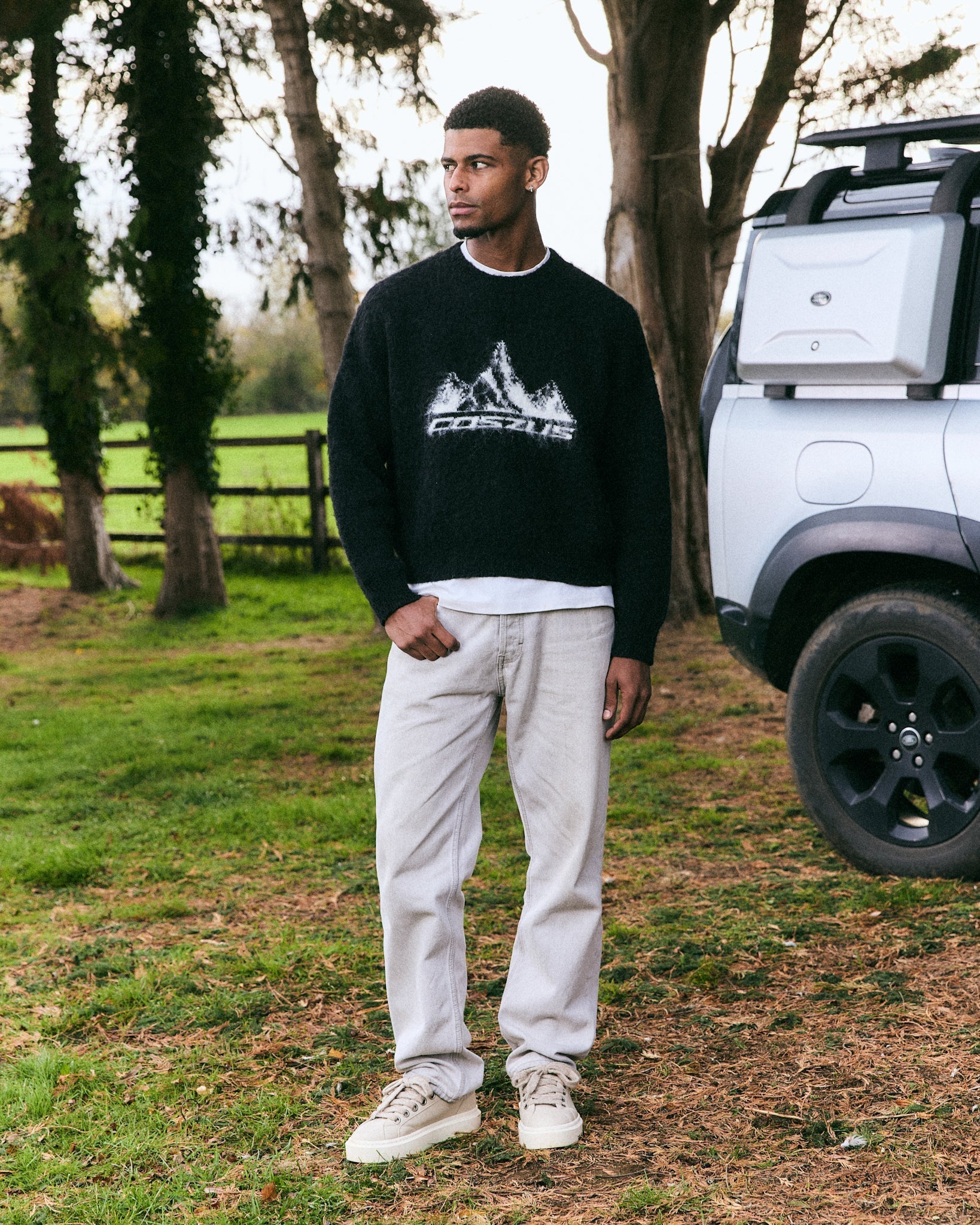 Coszus Alpine Mohair Knit Black Sweatshirt - view 6