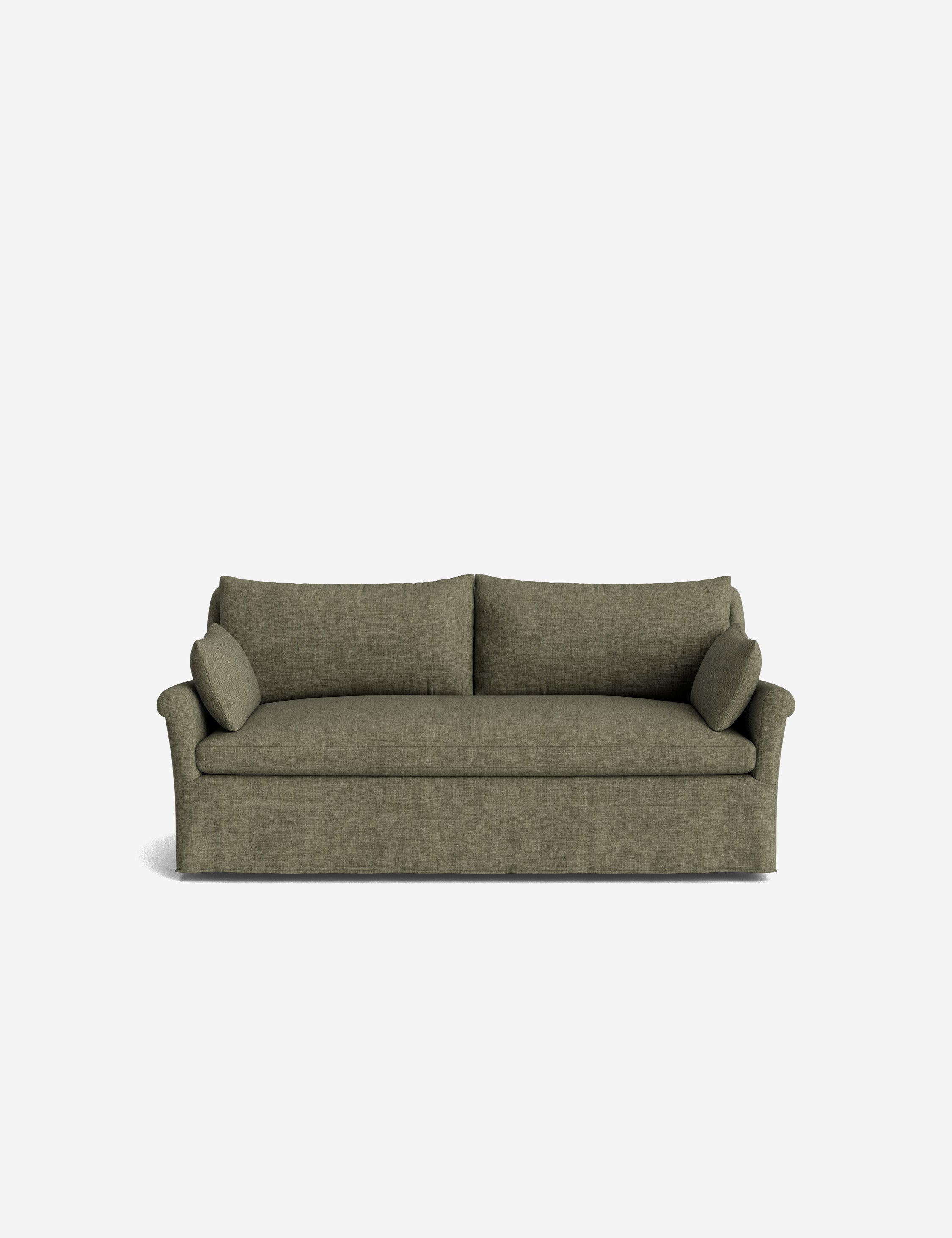 Lulu and Georgia Portola Rolled Arm Slipcover Sofa - view 145