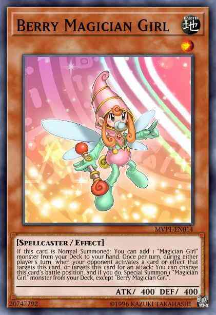 Yu-Gi-Oh! Berry Magician Girl - MVP1-ENG14 - Gold Rare - 1st Edition