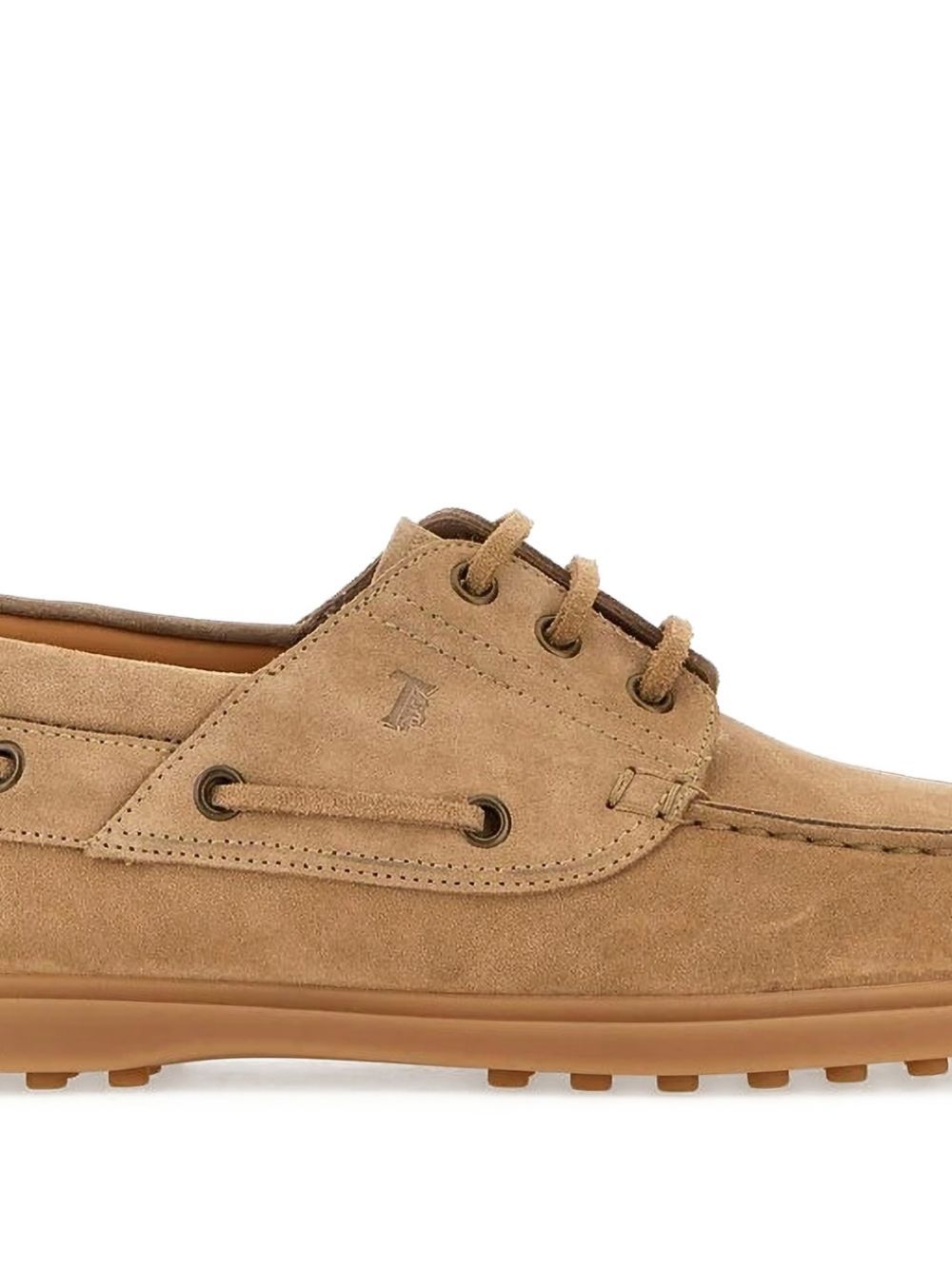 Tod'S Boat Shoes in Suede – Calf Leather 100% - view 2