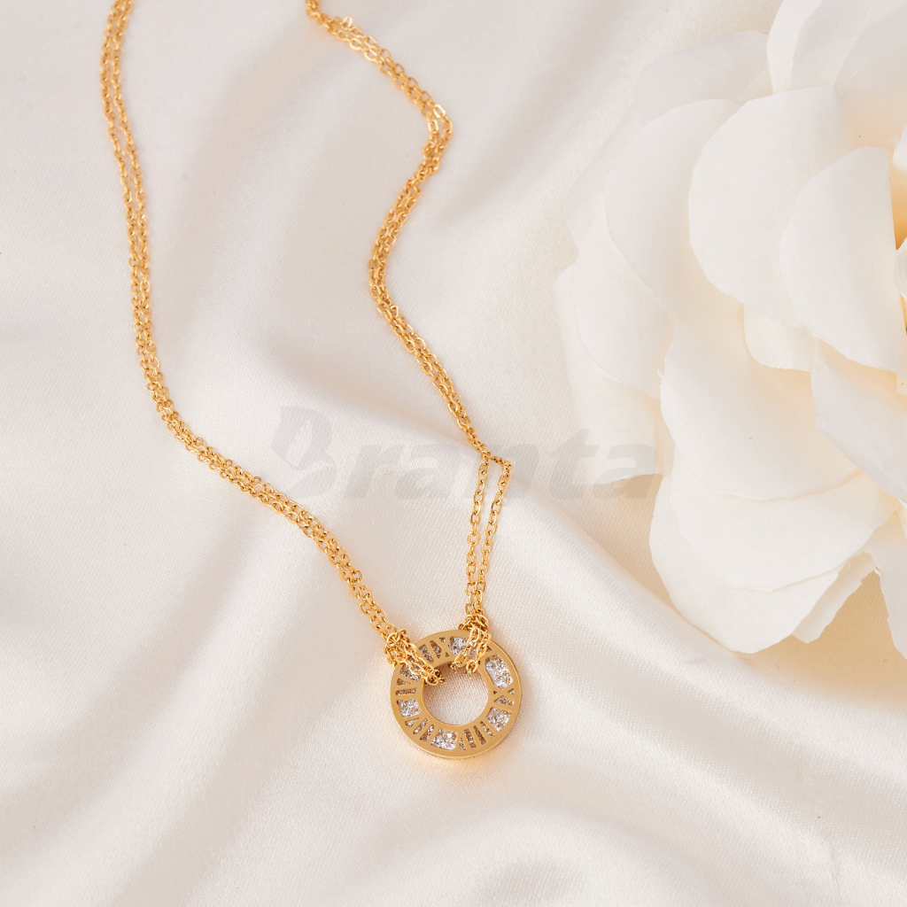 Branta Round Charm Necklace