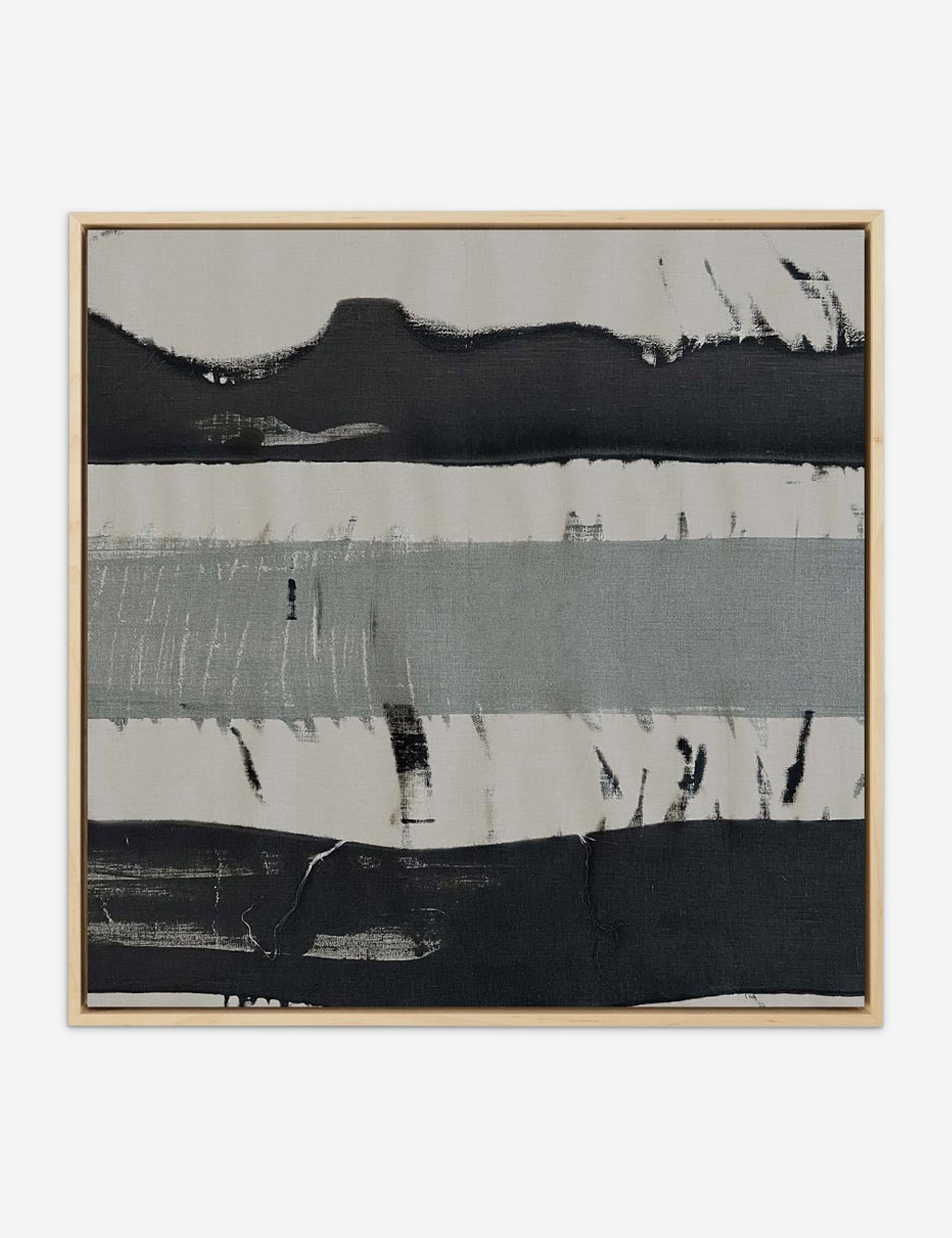 Lulu and Georgia Neutral Abstract No. 25 Wall Art by Visual Contrast