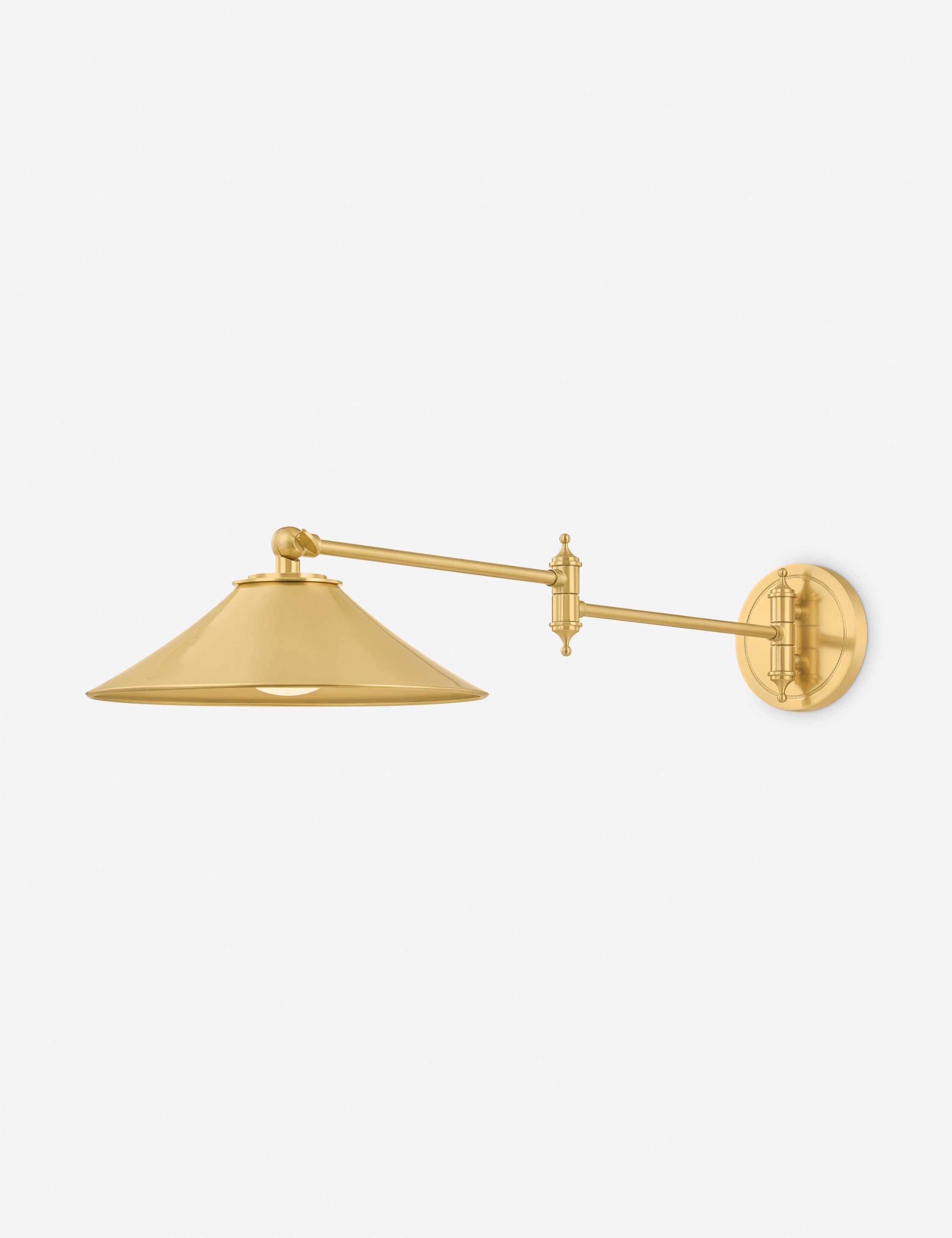 Lulu and Georgia Finneus Articulating Sconce – Aged Brass - view 2
