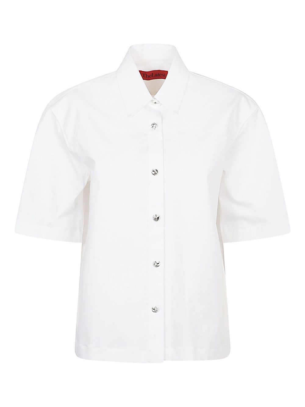 THE LATEST Thelatest Ben cotton shirt – Cotton 97% Elastane 3% - view 4