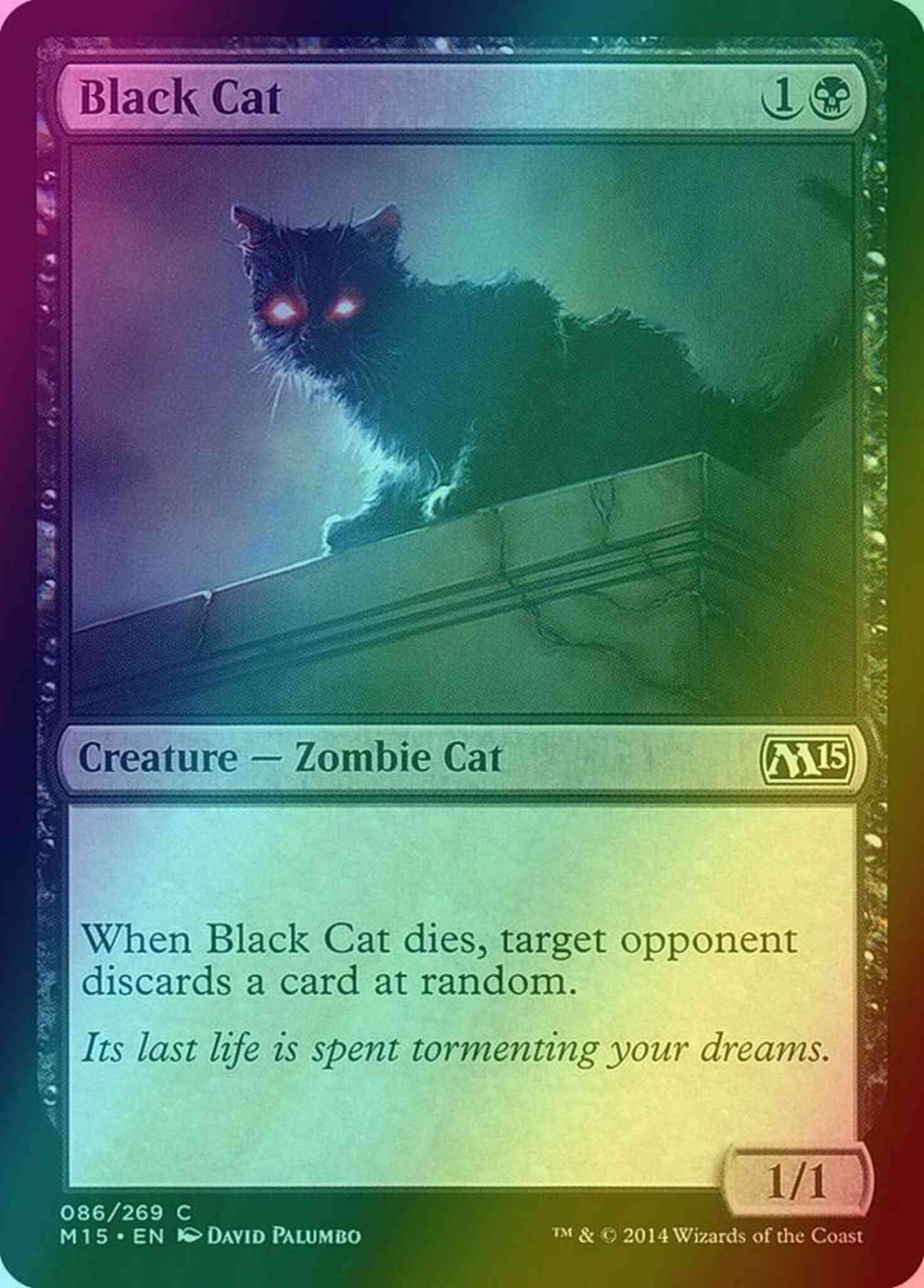 Cat 86 magic – Black Cat [86] [Magic 2015] [Foil]