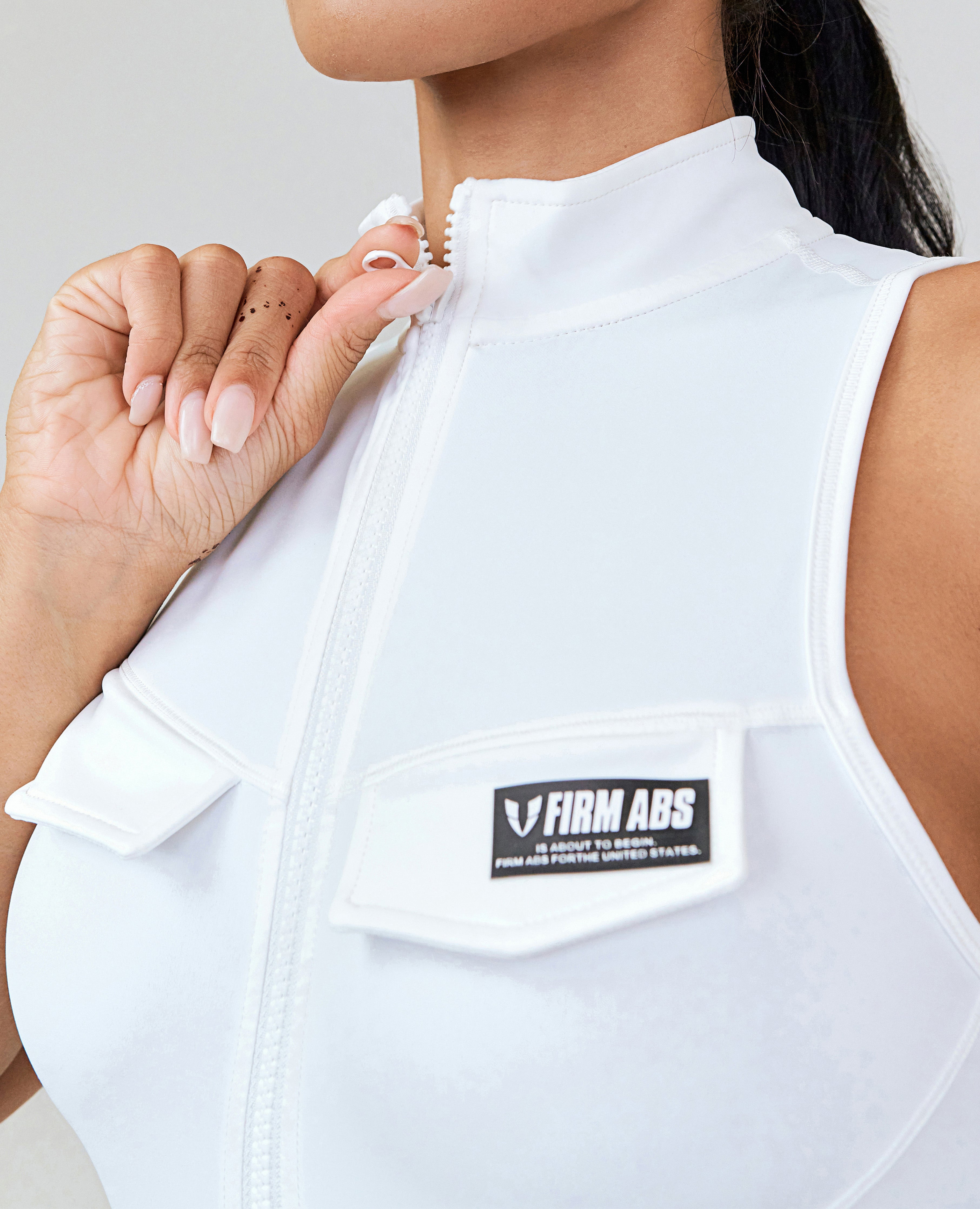 FIRM ABS Army Abs Tank - White - view 4