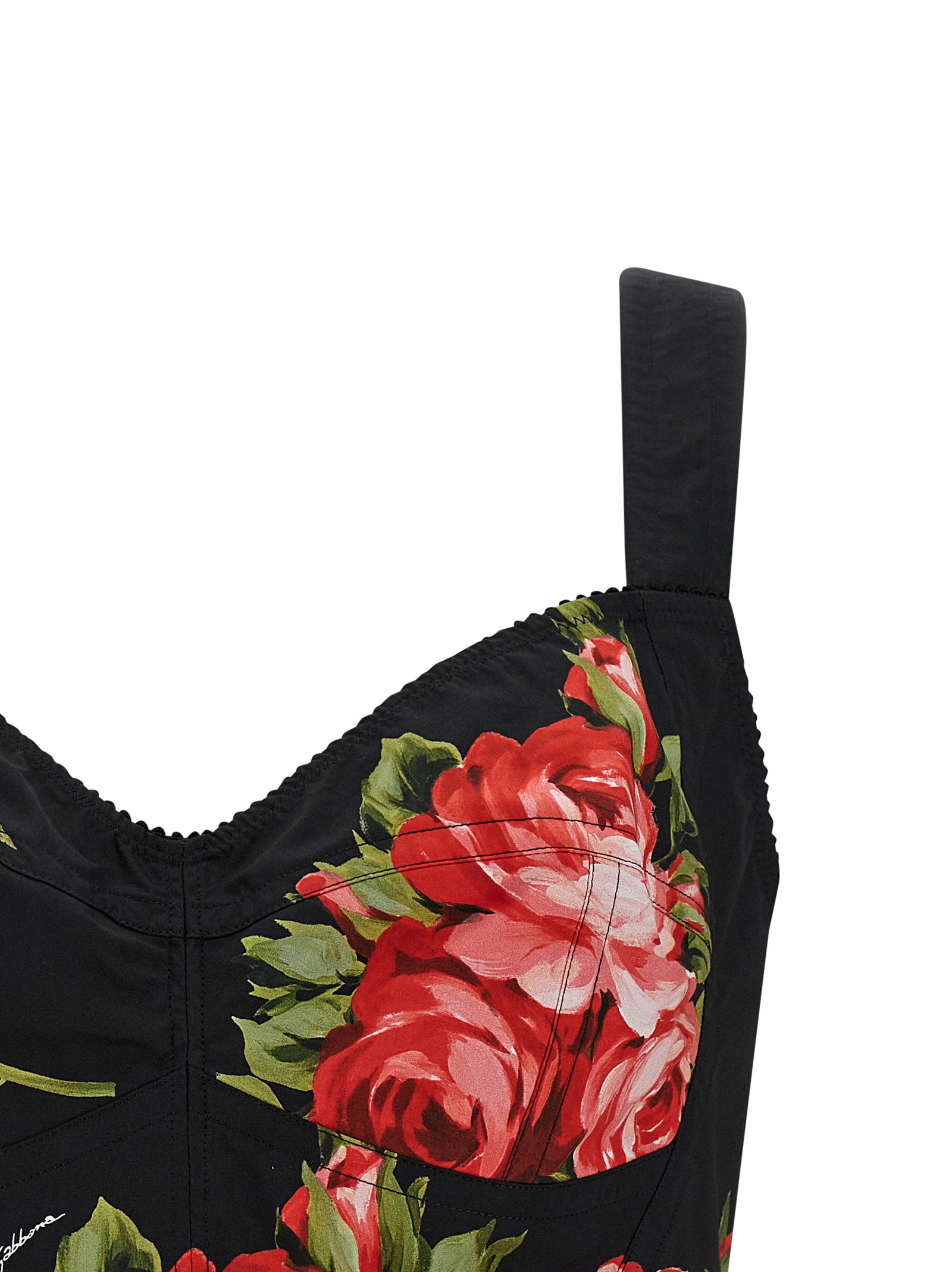 Dolce & Gabbana Bouquet Rose Bustier Top - view 3