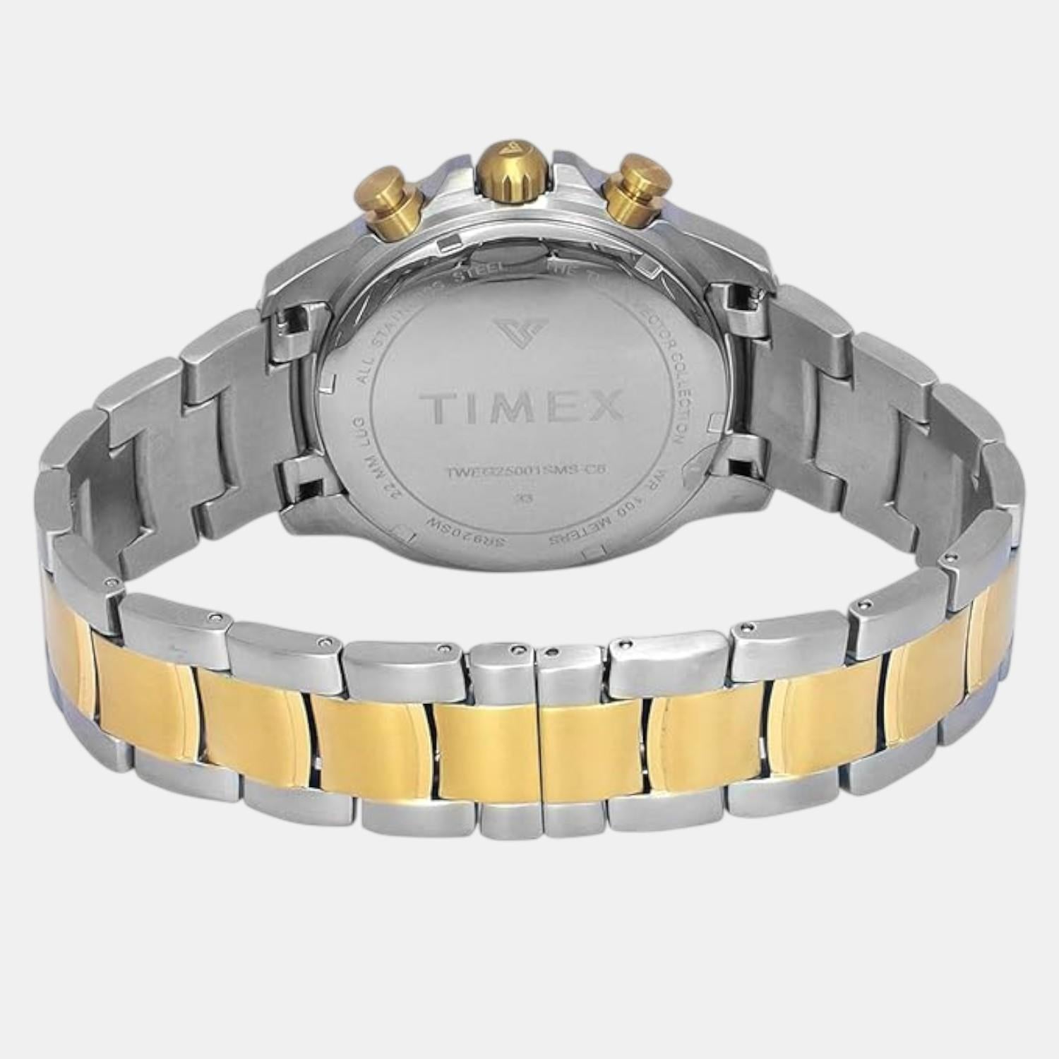 Timex E Class Men Quartz Silver Dial Multi-Function Stainless Steel Watch TWEG25001 - view 4