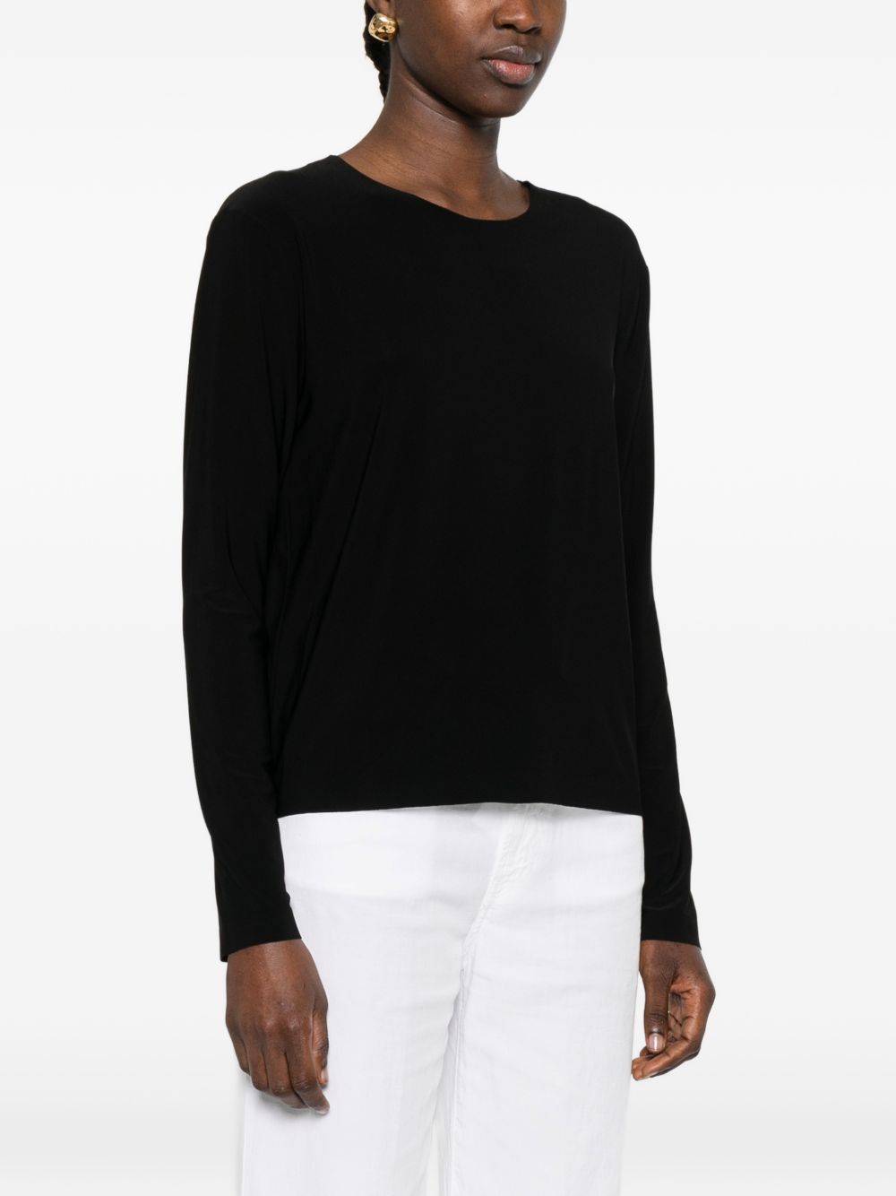 Norma Kamali Long-sleeves top – 95%Polyester 5%Elastane - view 2