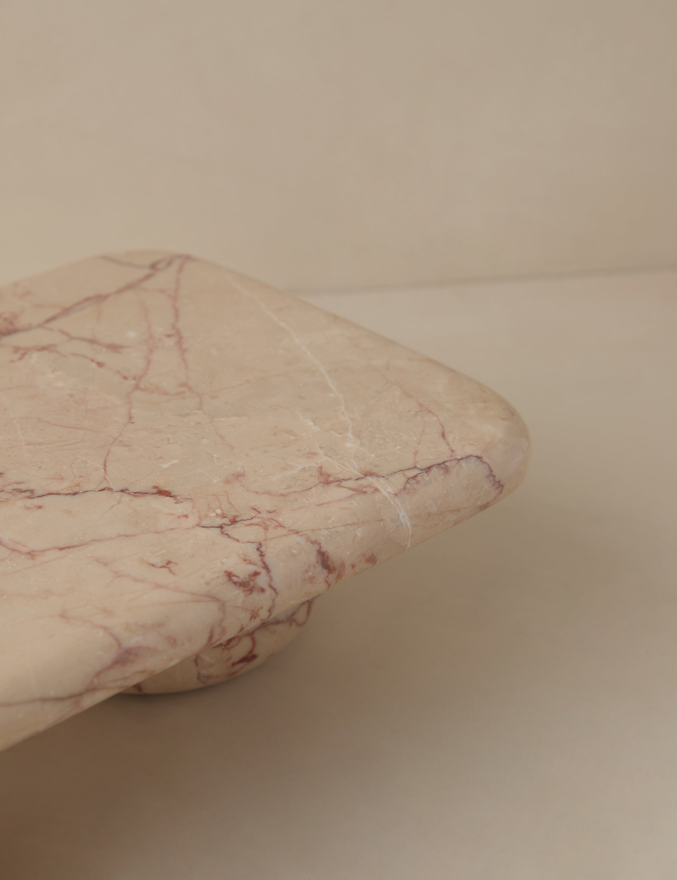 Lulu and Georgia Lusine Rectangular Marble Serving Stand - view 5