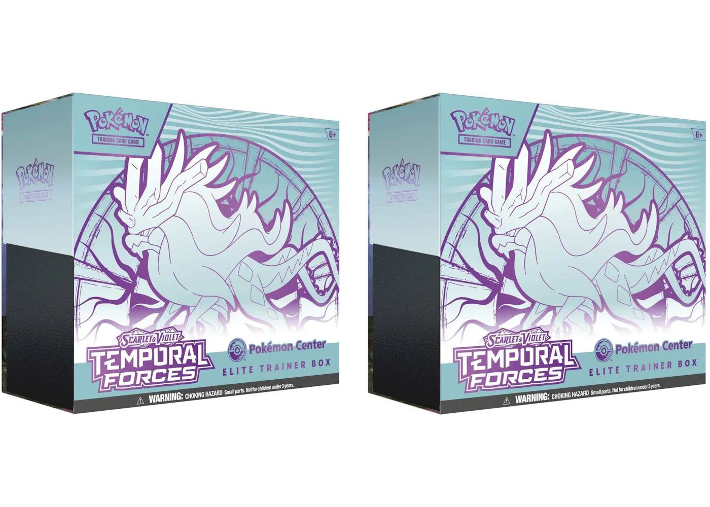 Scarlet violet temporal – 2024 Pokémon Scarlet & Violet Temporal Forces (Walking Wake) Pokemon Center Elite Trainer Box 2x Lot