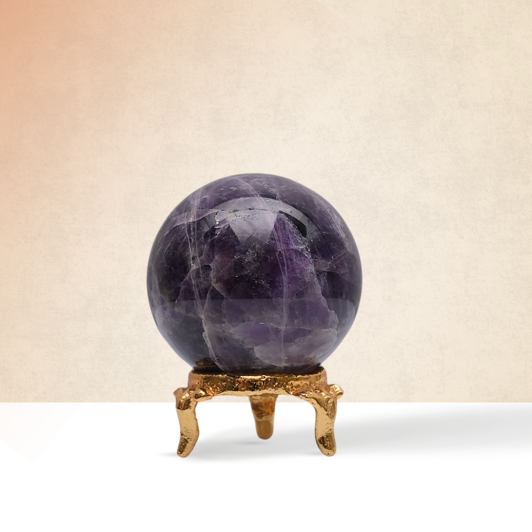 Amethyst sphere ball – Gemsmantra Amethyst Sphere/Ball