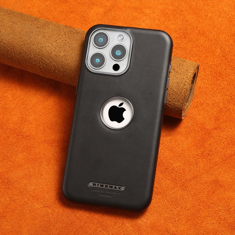 Million Cases Premium Leather Logo Cut Magsafe Case - iPhone