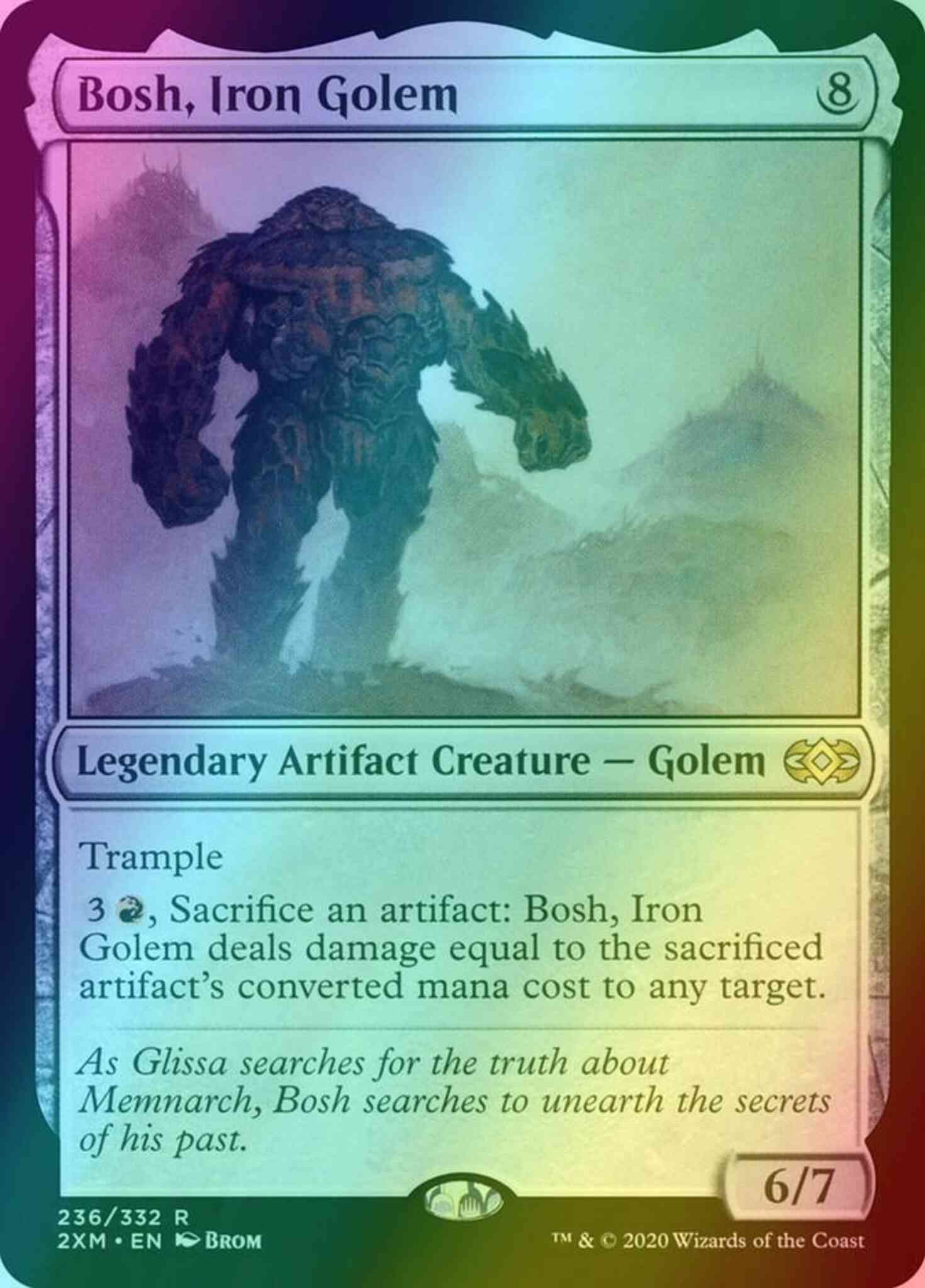 Bosh iron golem – Magic Bosh, Iron Golem [236] [Double Masters] [Foil]