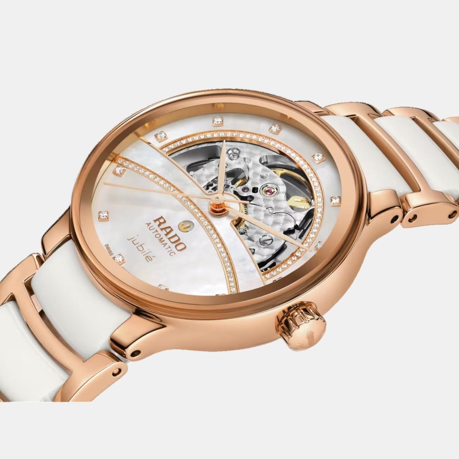 Rado Centrix Women Automatic White Dial Analog Ceramic Watch R30029932 - view 2