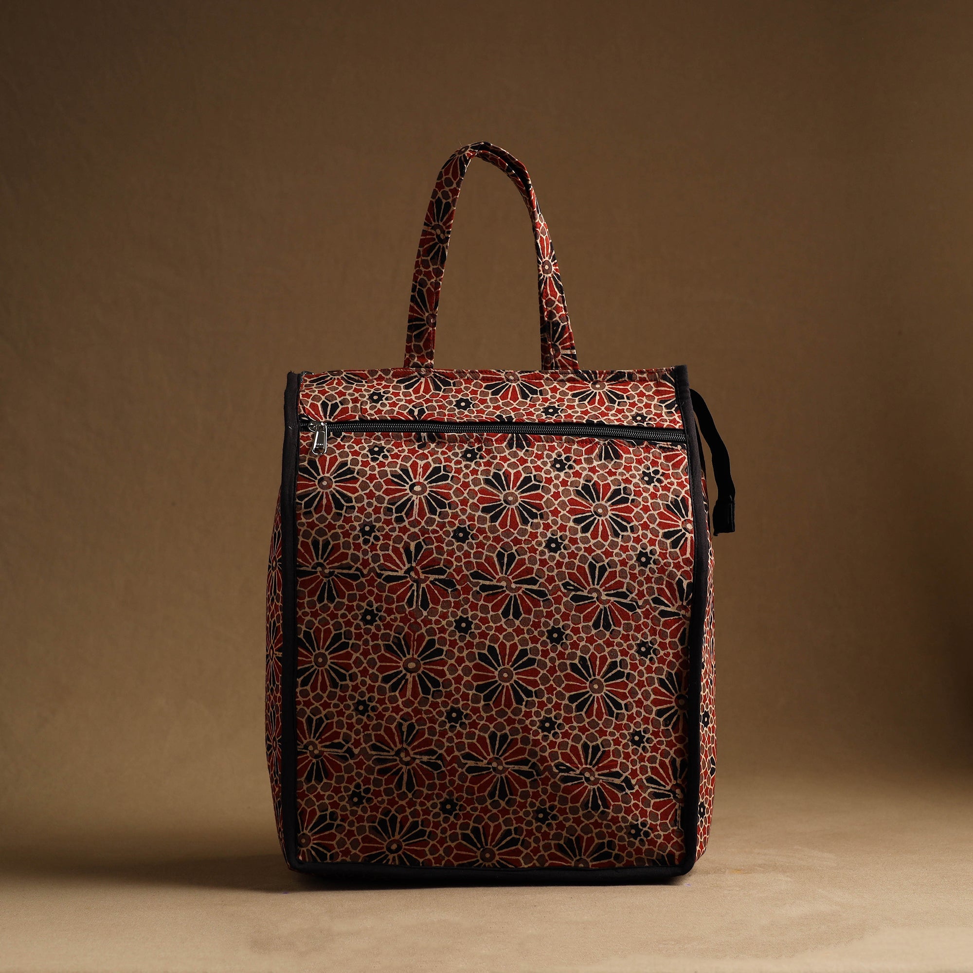 NOORI BAZAR Brown - Handmade Cotton Shopping Hand bag 04