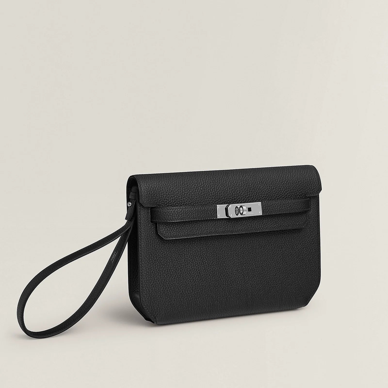 Cop Underdog HERMÈS KELLY DEPECHES 25 Noir TOGO PALLADIUM HARDWARE (Mens kelly) - view 2