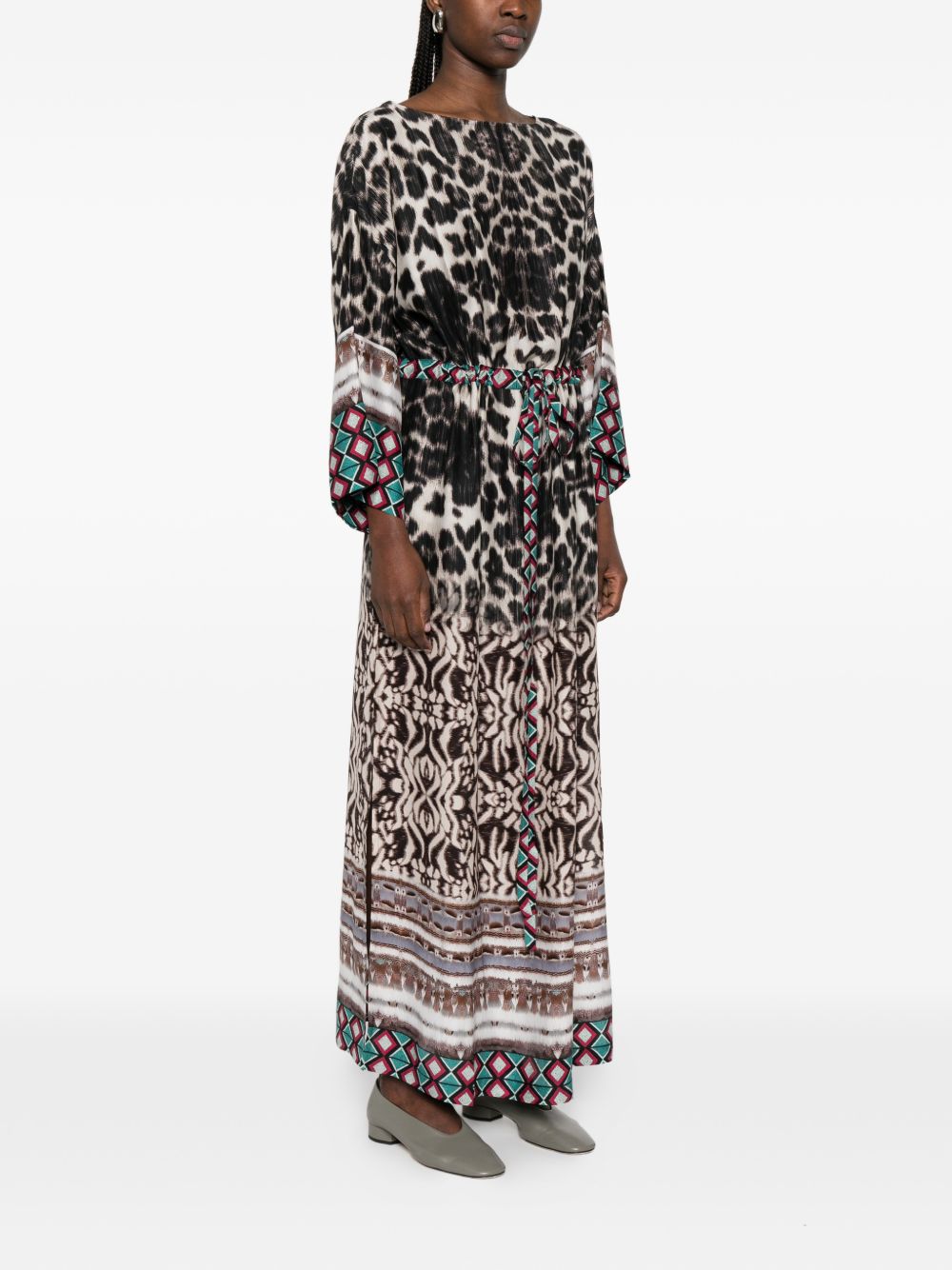 Pierre Louis Mascia Printed silk dress – SILK 100% - view 5