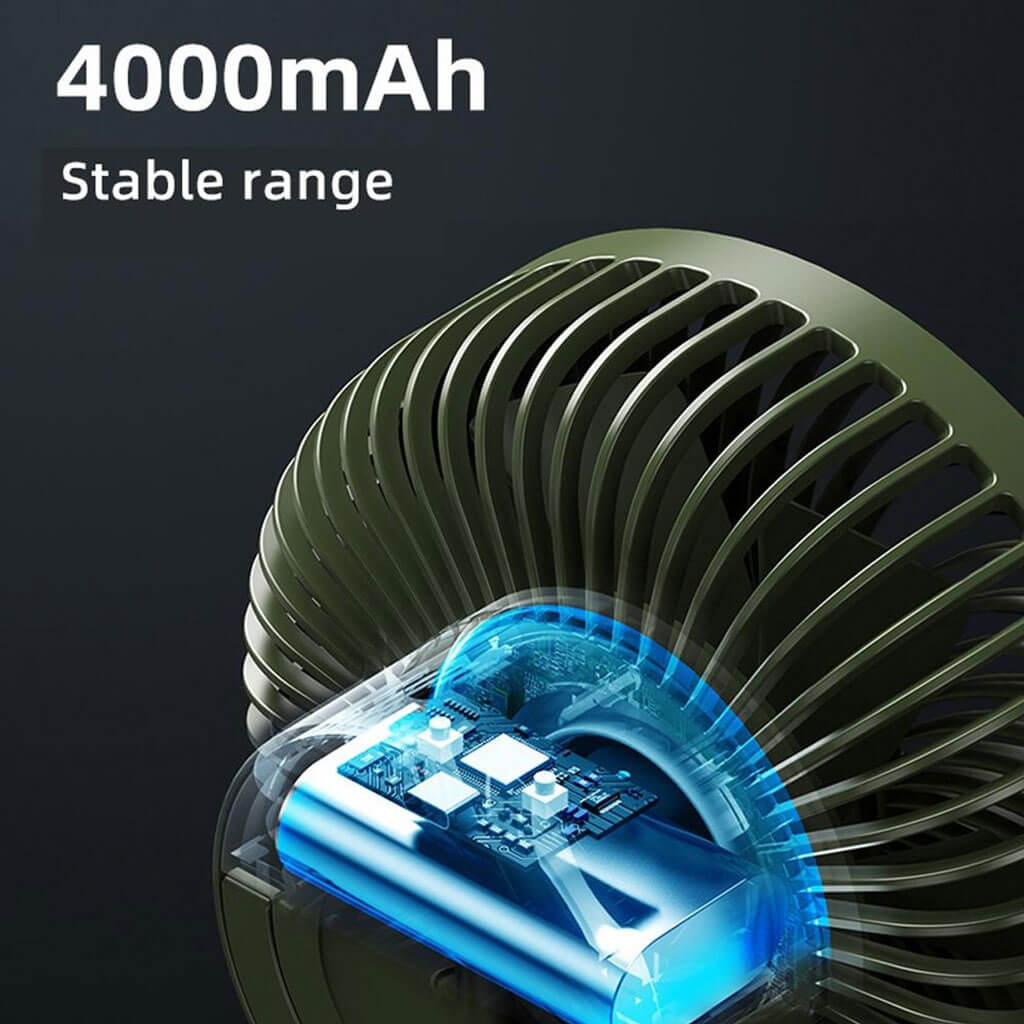 Porffitto Portable Tripod Fan With Lamp - view 24