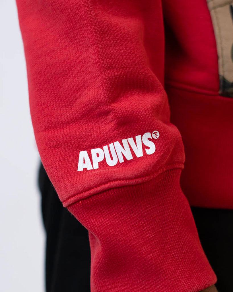 AAPE BY BATHING APE Aape By Bape Camo Red Hoodie - view 3