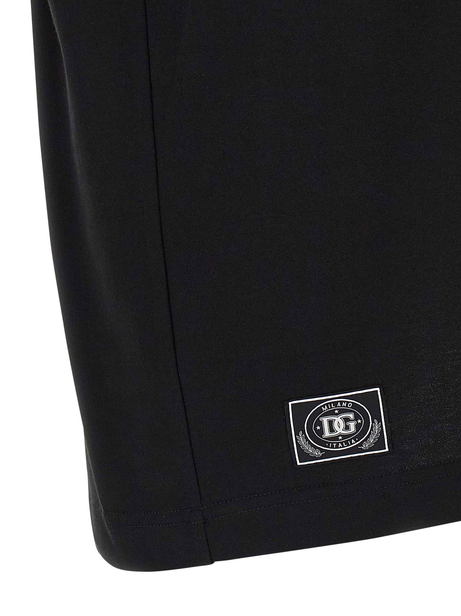 Dolce & Gabbana Logo Embroidery T-shirt – 100% cotton - view 4